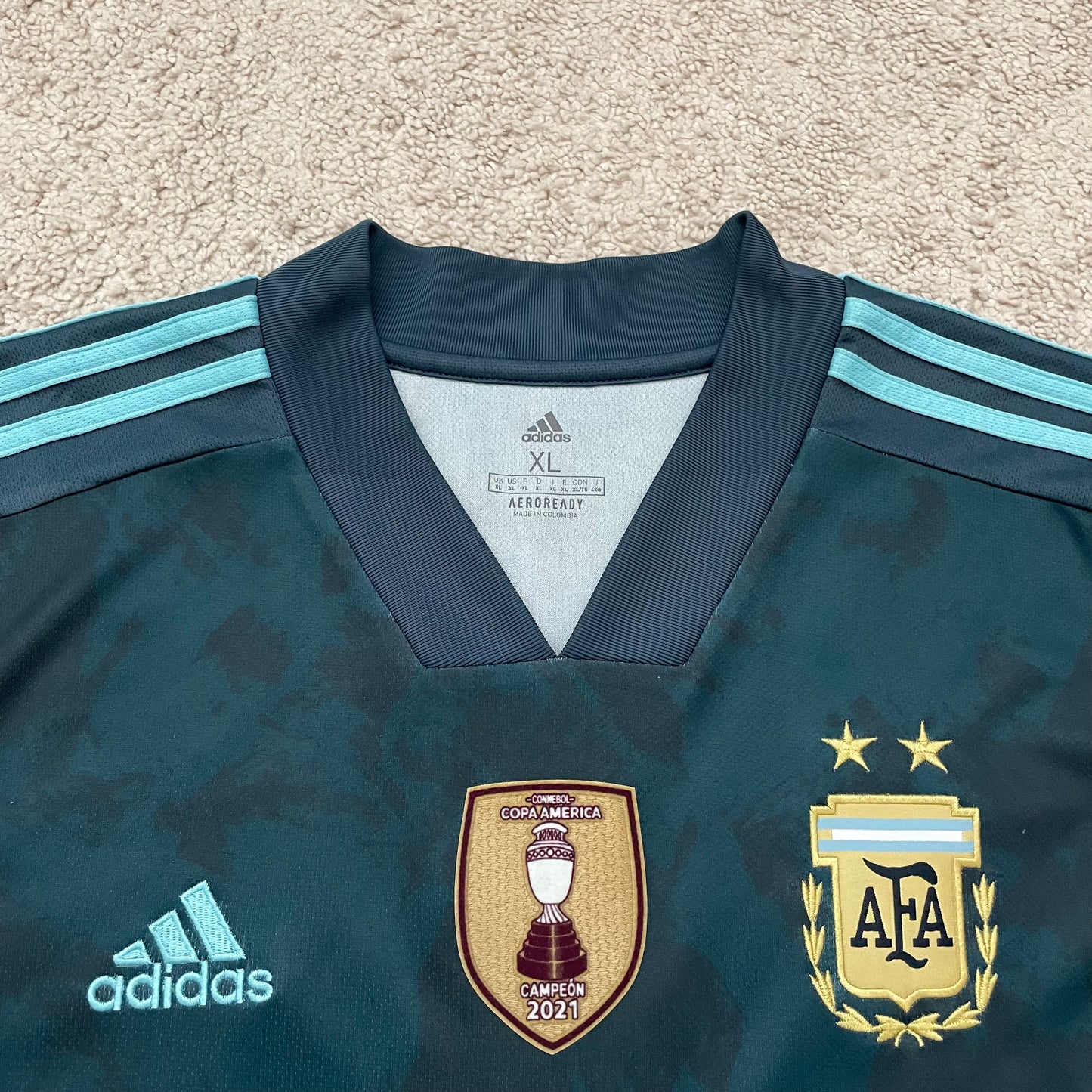 Argentina 2021 Copa America away x Messi #10 (XL)