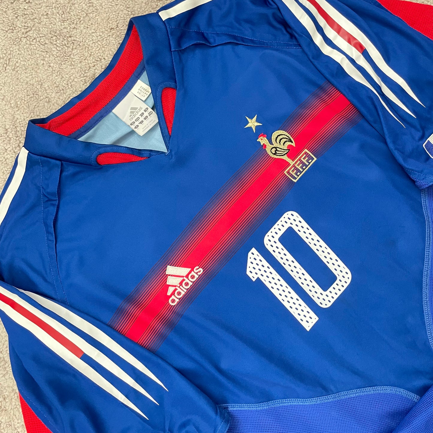 France 2004 EURO home x Zinedine Zidane #10 (XL)