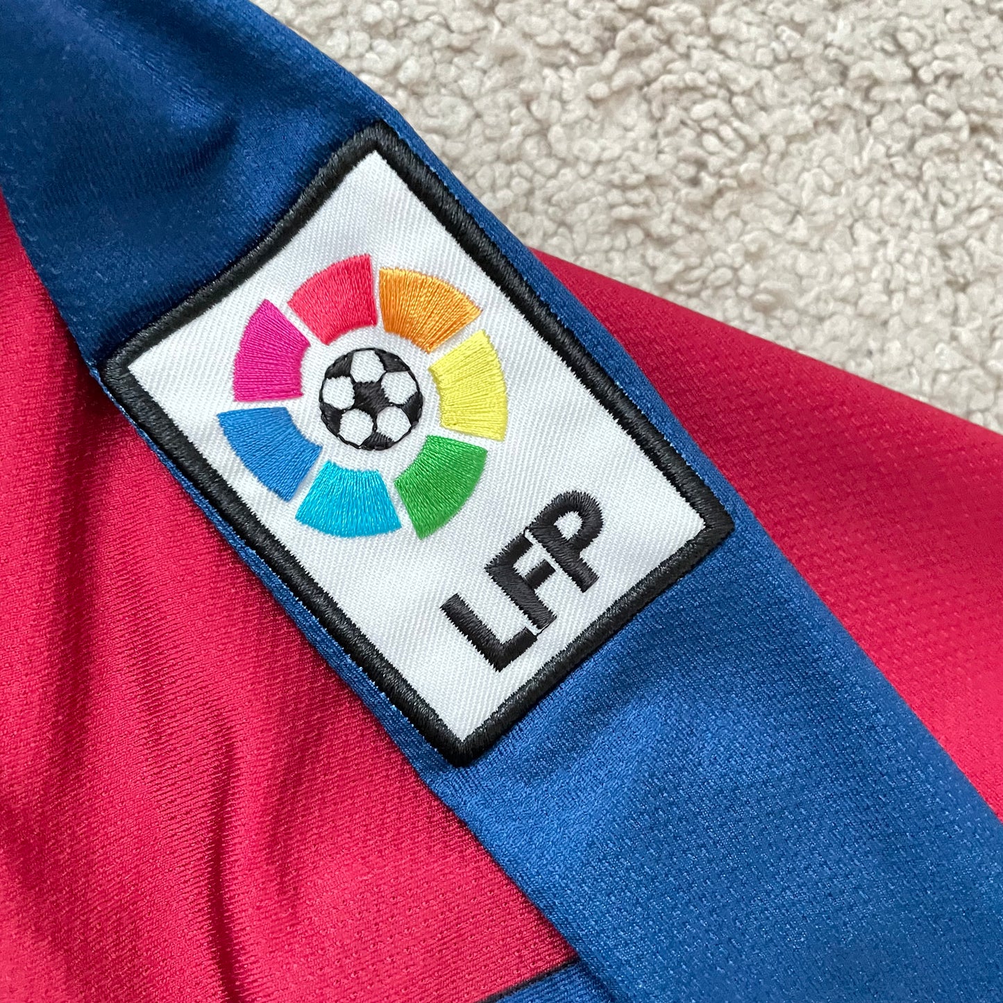 Barcelona 2007/08 home LONG SLEEVES x Ronaldinho #10 (XXL)