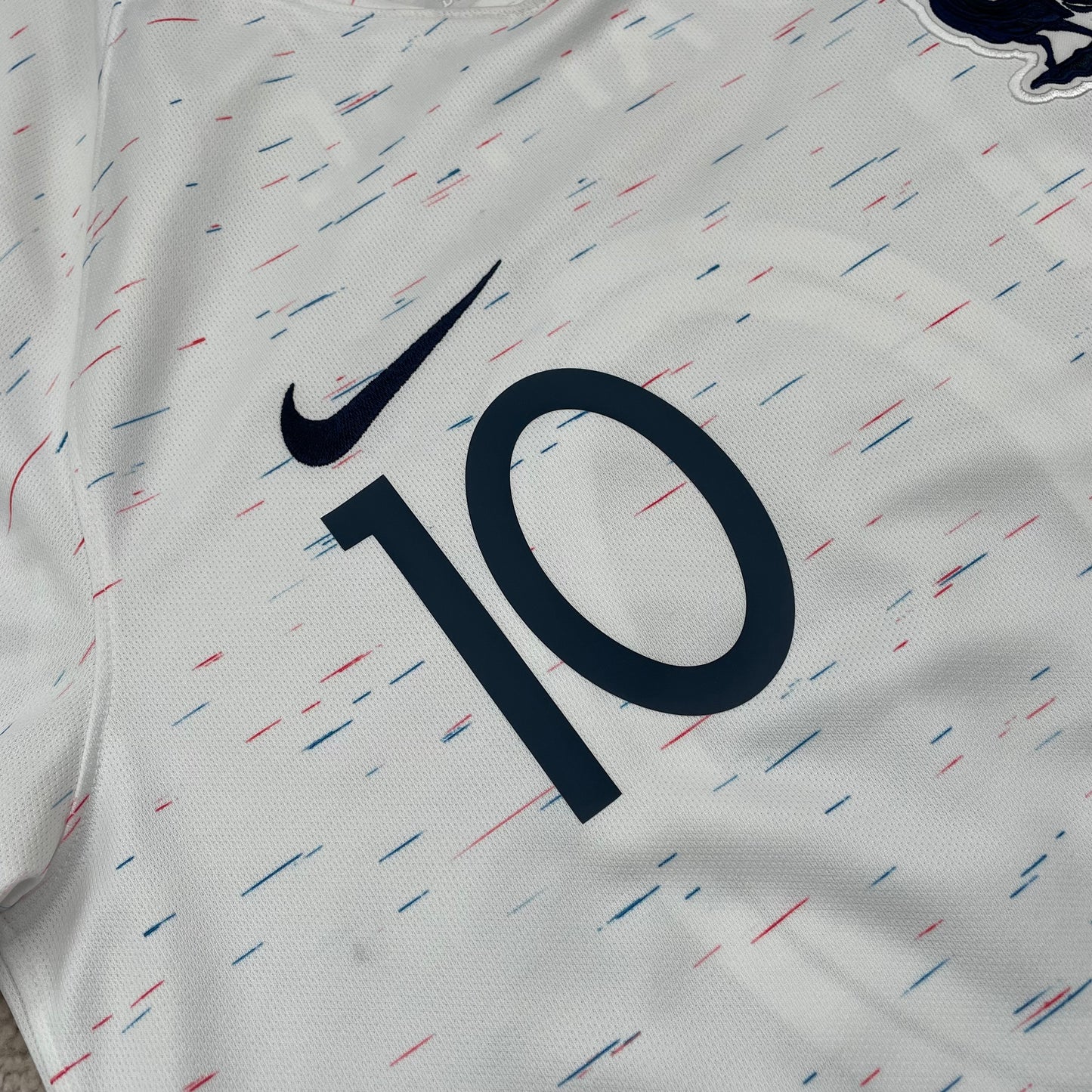 France 2018 World Cup away x Kylian Mbappe #10 (M)