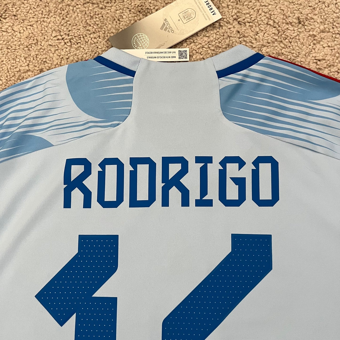 Spain 2022 World Cup away x Rodri #16 (L) *BRAND NEW WITH TAGS