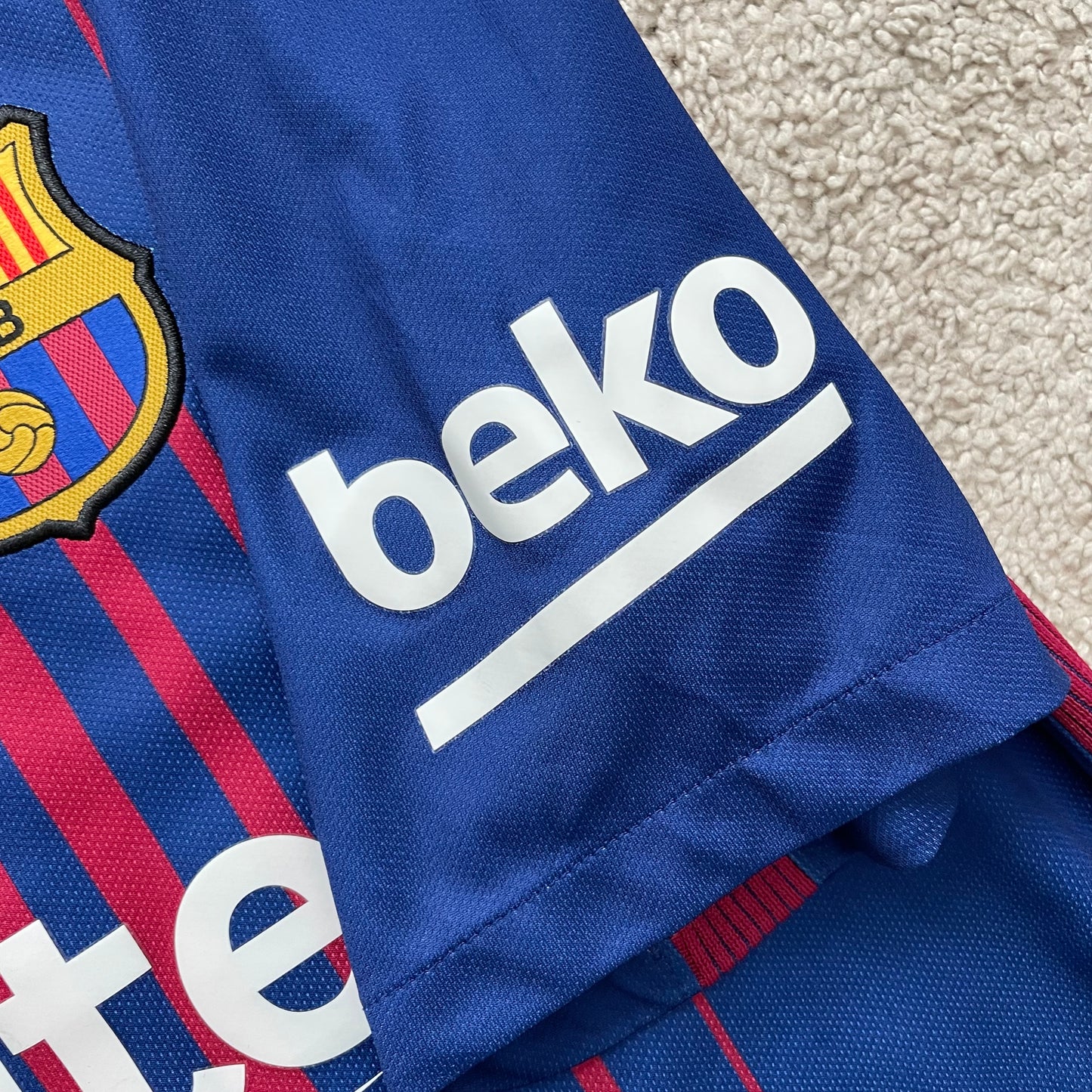 Barcelona 2017/18 home x Andres Iniesta INFINITO SPECIAL EDITION (M)