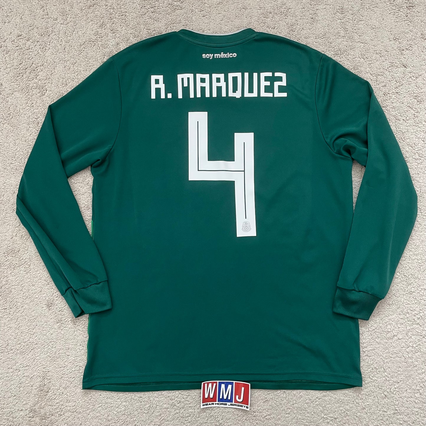 Mexico 2018 World Cup home LONG SLEEVES x Rafa Marquez #4 (L)