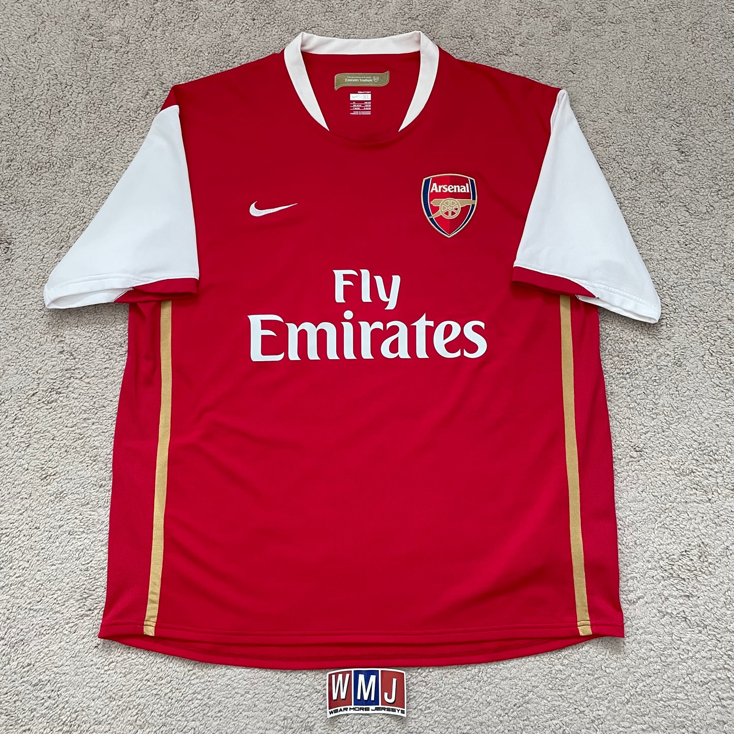 Arsenal 2007/08 home x Thierry Henry #14 (XL)