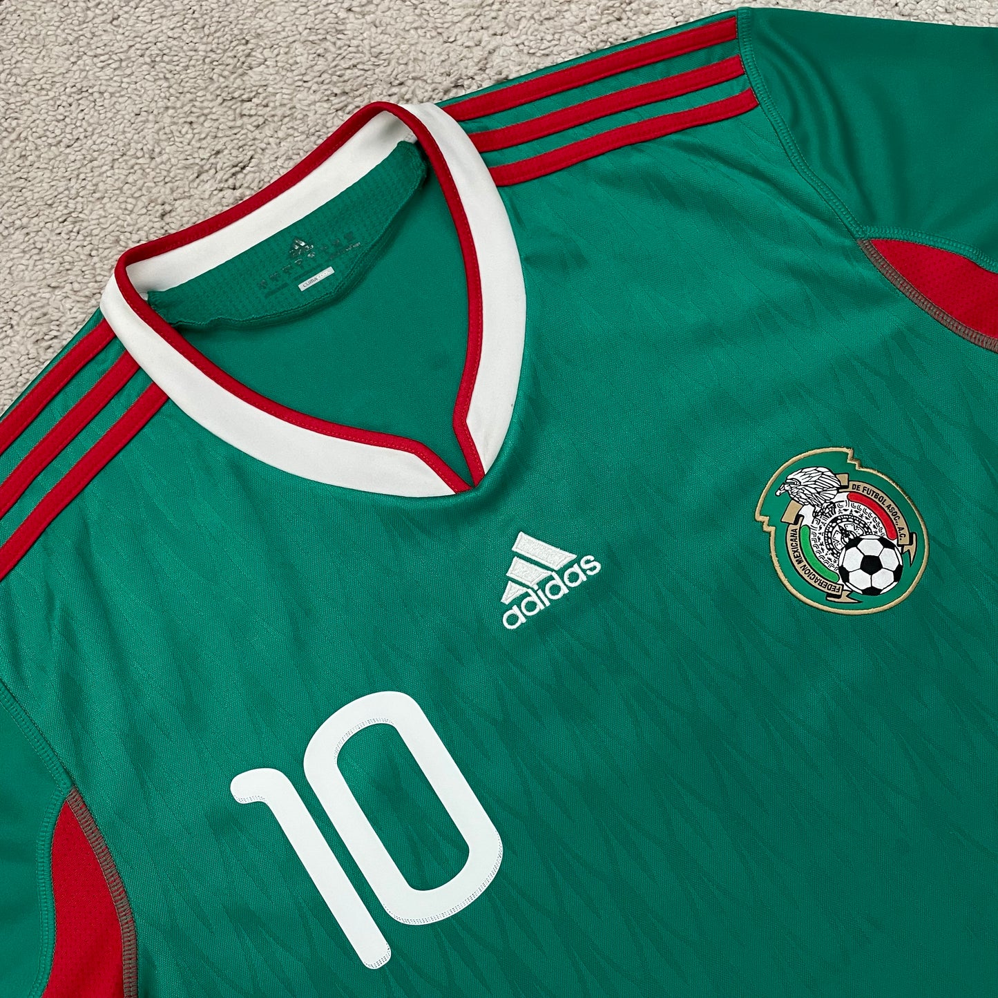 Mexico 2010 World Cup home x Cuauhtémoc Blanco #10 (L)