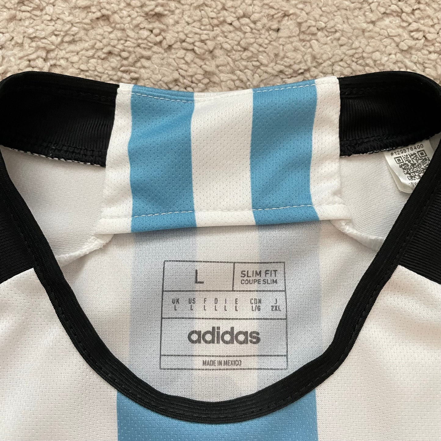 Argentina 2022 World Cup home x Messi #10 (L)