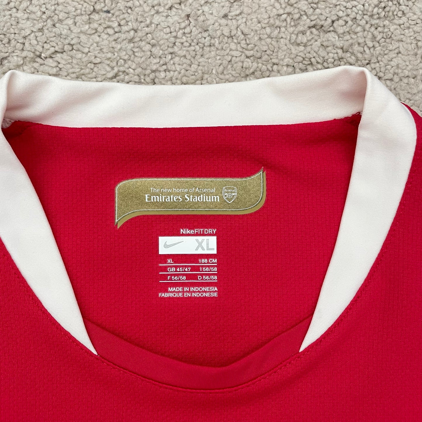 Arsenal 2007/08 home x Thierry Henry #14 (XL)