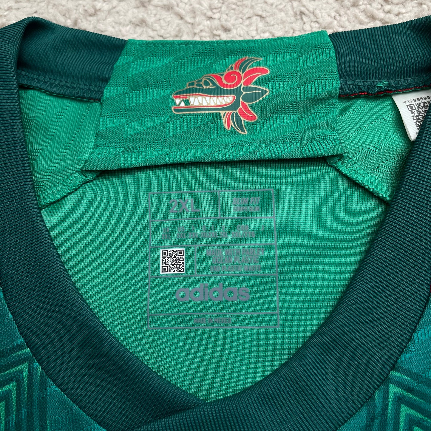 Mexico 2022 World Cup home PLAYER VERSION x Edson Alvarez #4 (XXL)