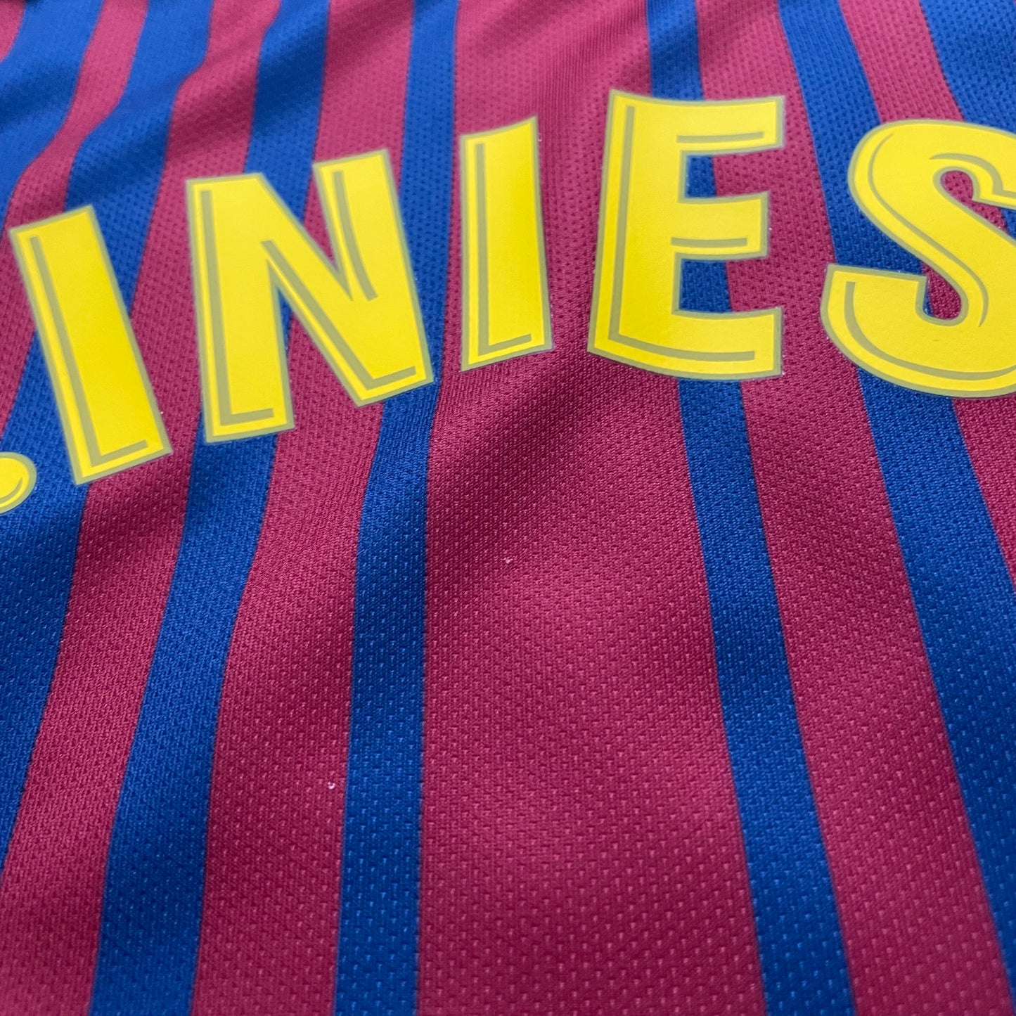 Barcelona 2017/18 home x Andres Iniesta INFINITO SPECIAL EDITION (M)