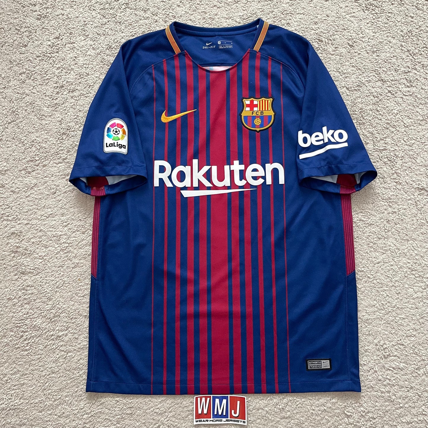 Barcelona 2017/18 home x Messi #10 (M)