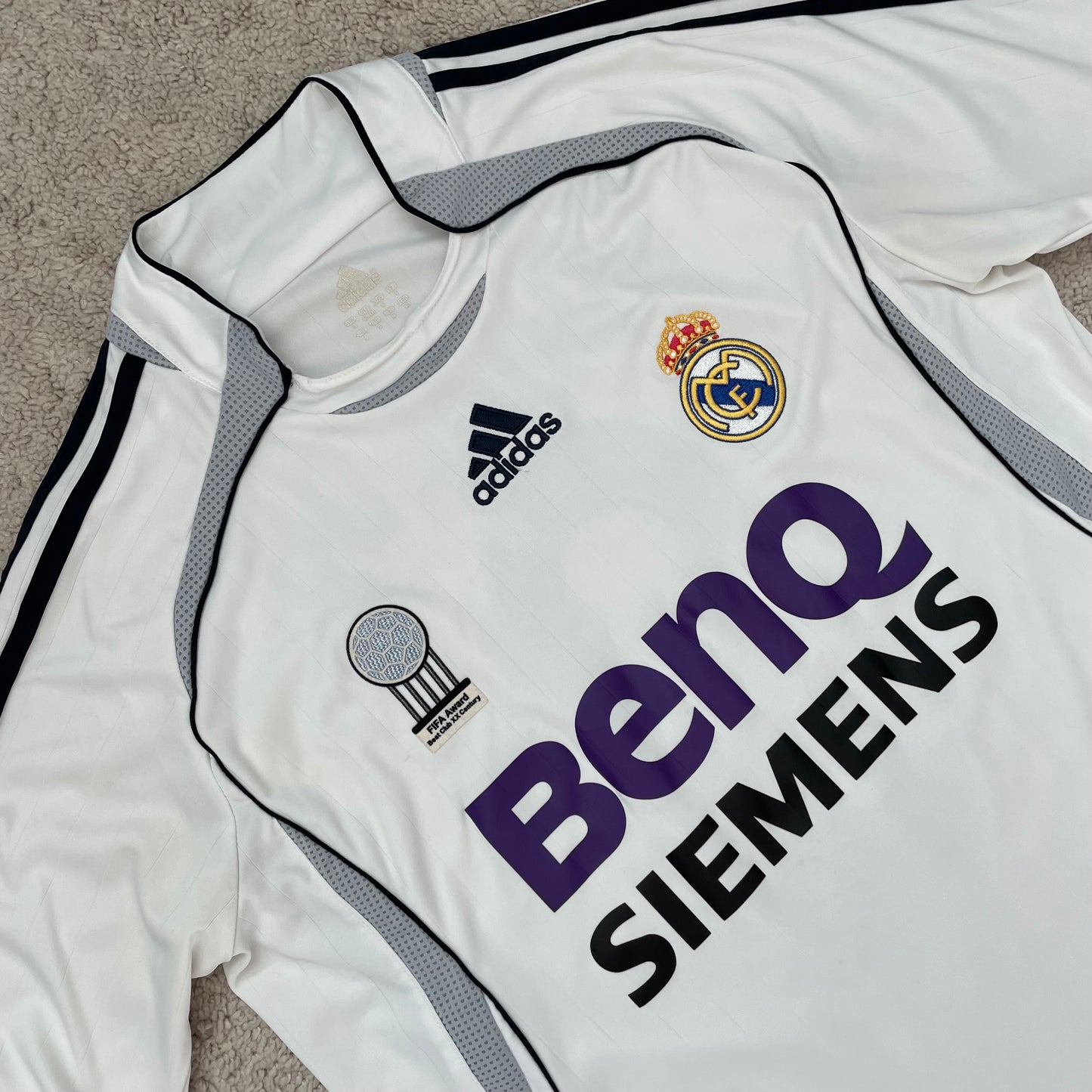 Real Madrid 2006/07 home x Ronaldo Nazario #9 (S)