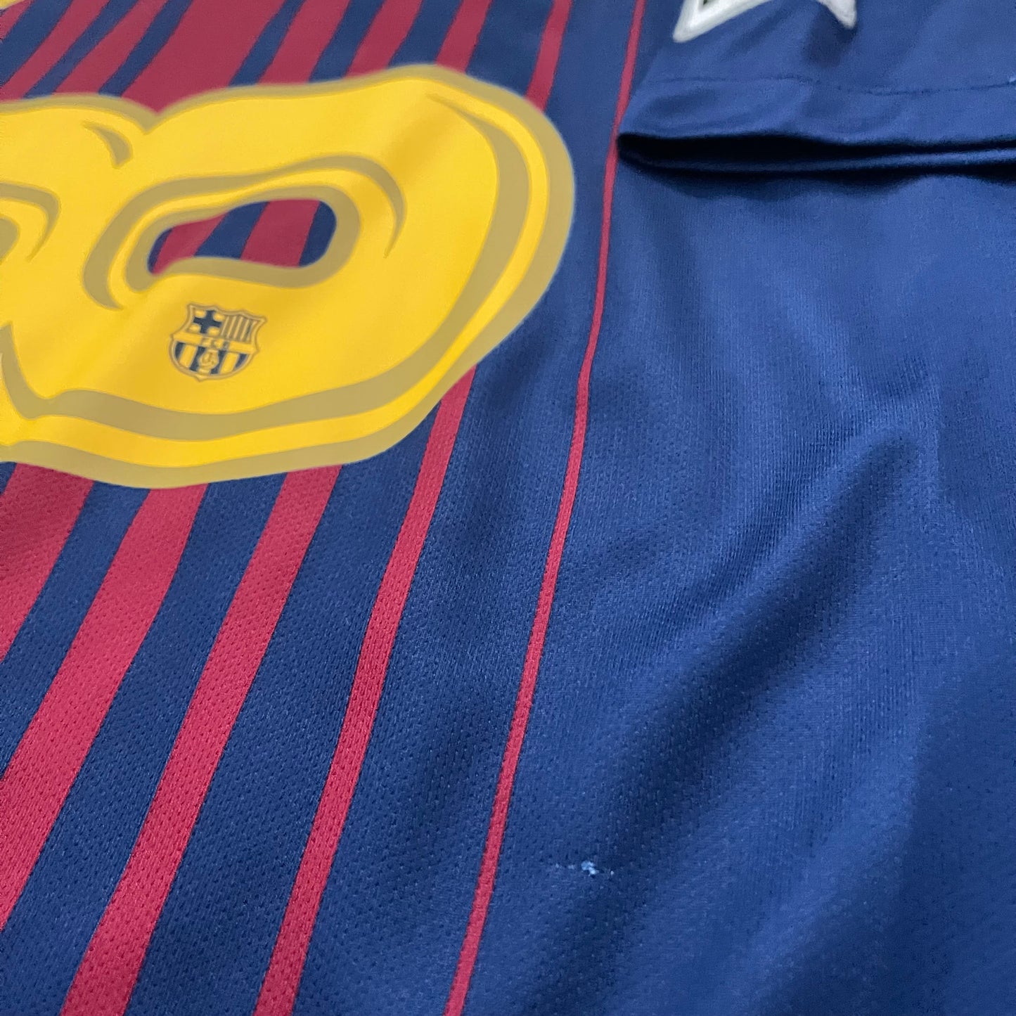 Barcelona 2017/18 home x Andres Iniesta INFINITO SPECIAL EDITION (M)