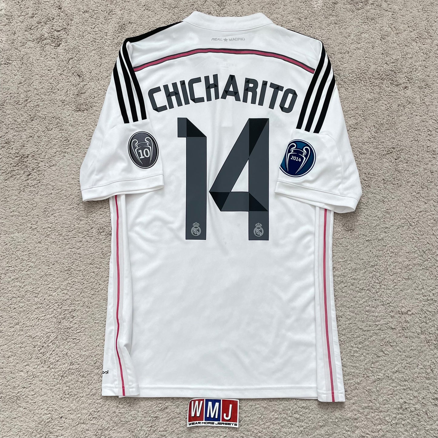 Real Madrid 2014/15 home x Chicharito Hernandez #14 (M)