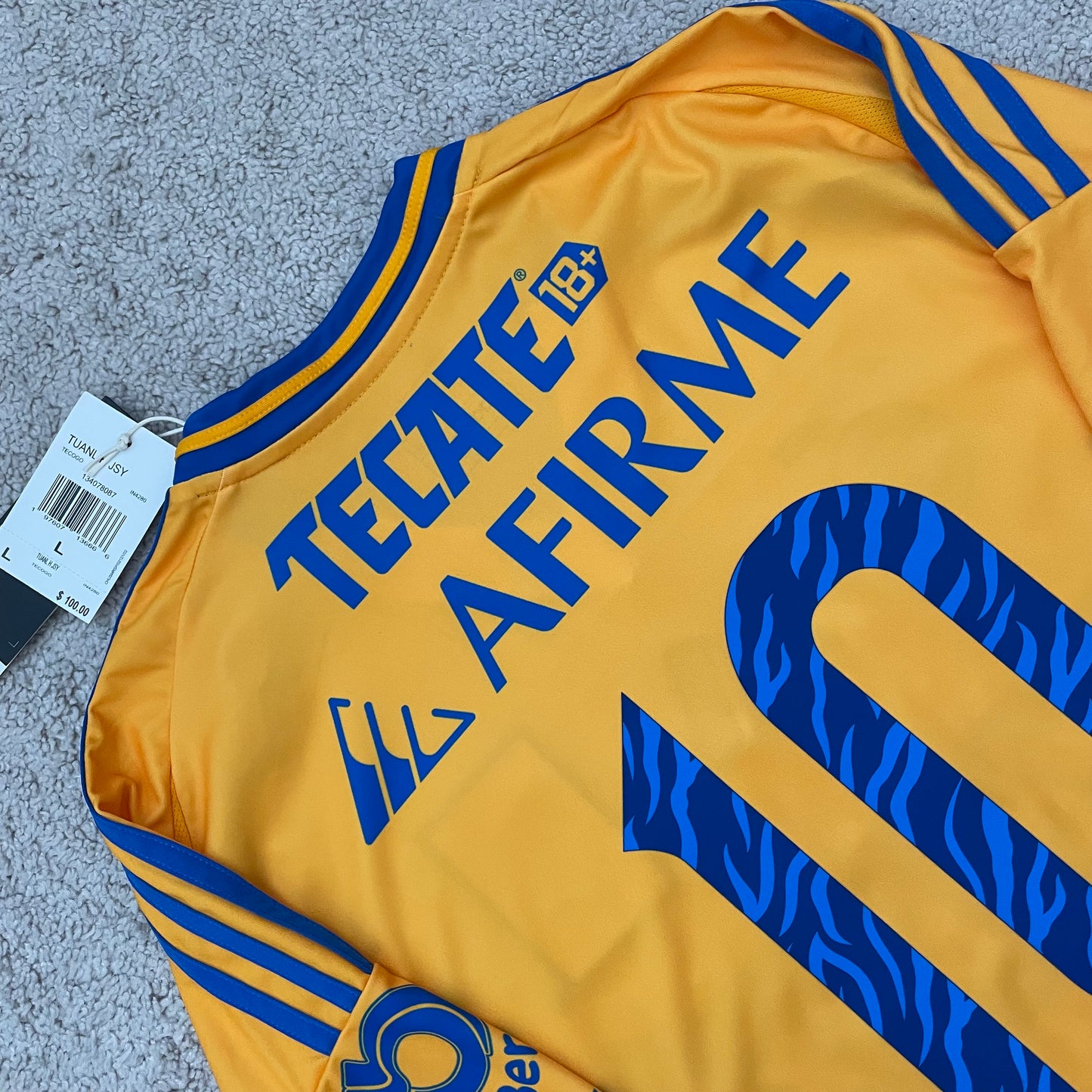 Tigres UANL 2024/25 home x André-Pierre Gignac #10 (L) *BRAND NEW WITH TAGS