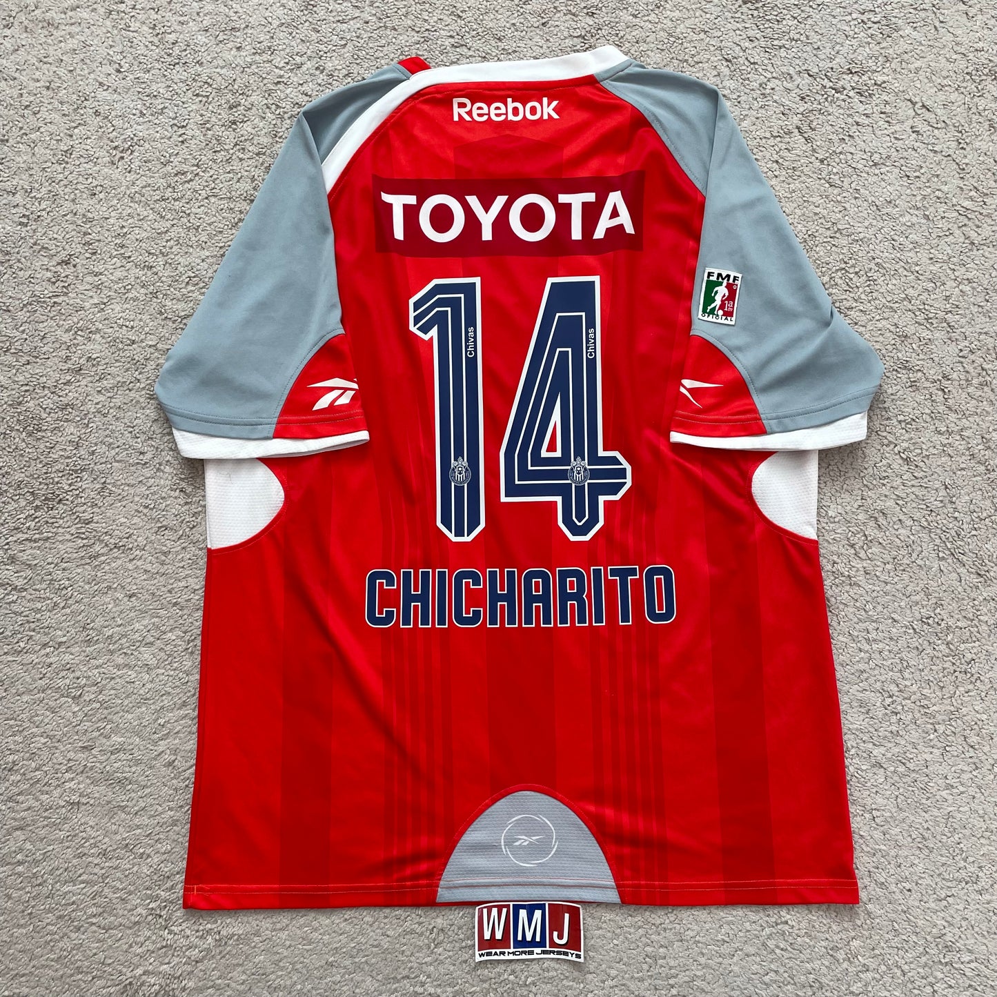 Chivas de Guadalajara 2009/10 away x Chicharito Hernandez #14 (XL)