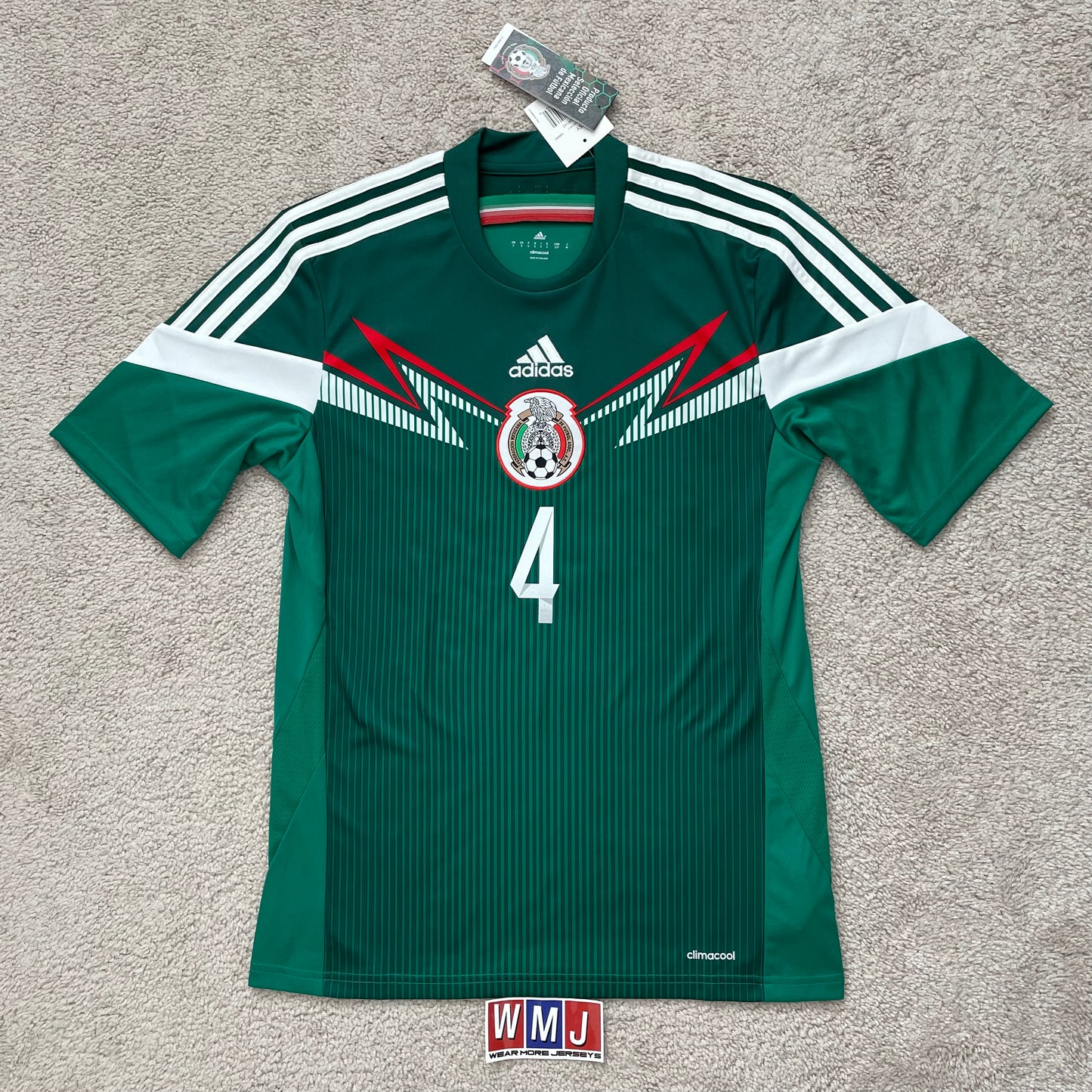 Mexico 2014 World Cup home x Rafa Marquez #4 (S) *BRAND NEW WITH TAGS