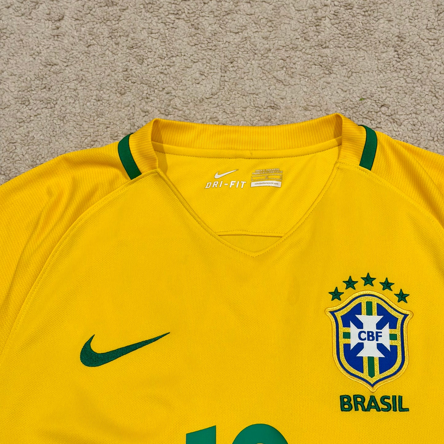 Brazil 2016/17 home x Neymar Jr #10 (L)