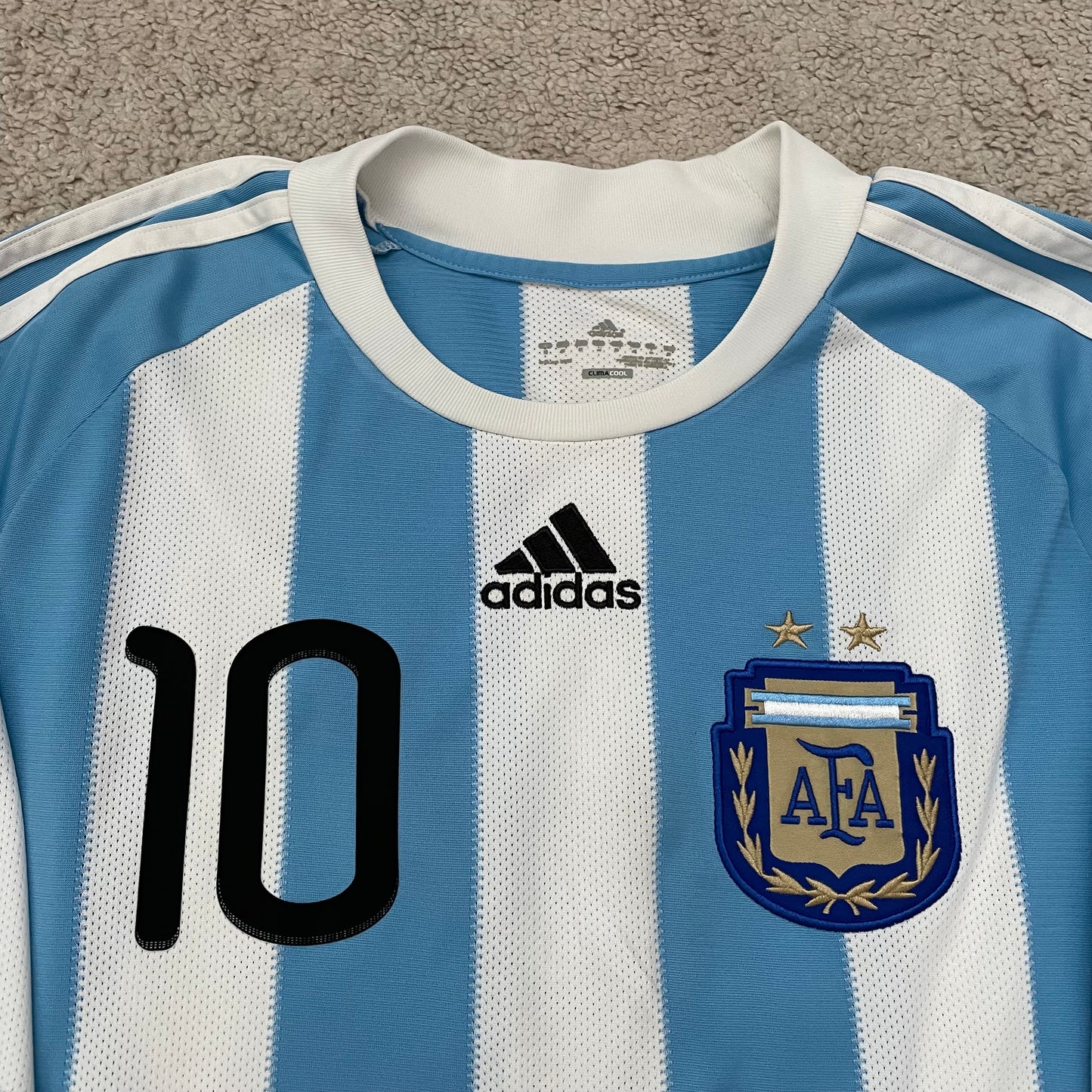Argentina 2010 World Cup home x Messi #10 (M)