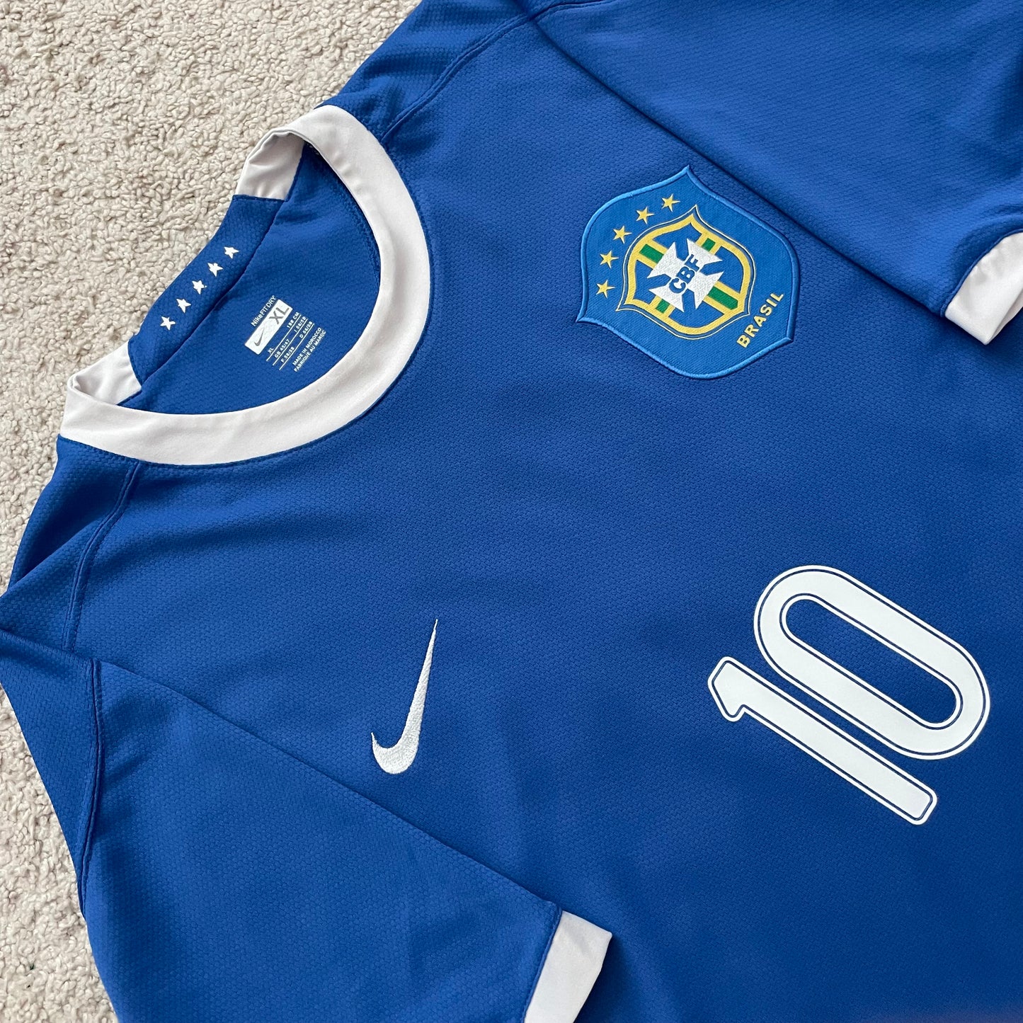Brazil 2006 World Cup away x Ronaldinho #10 (XL)