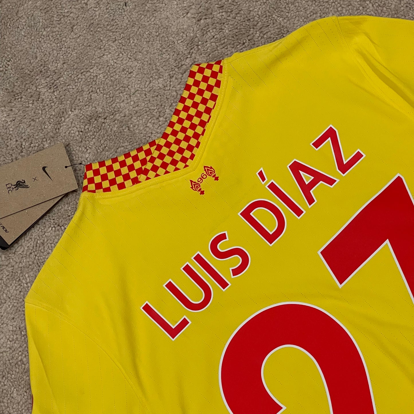 Liverpool 2021/22 third PLAYER VERSION x Luis Diaz #23 (M) *BRAND NEW WITH TAGS
