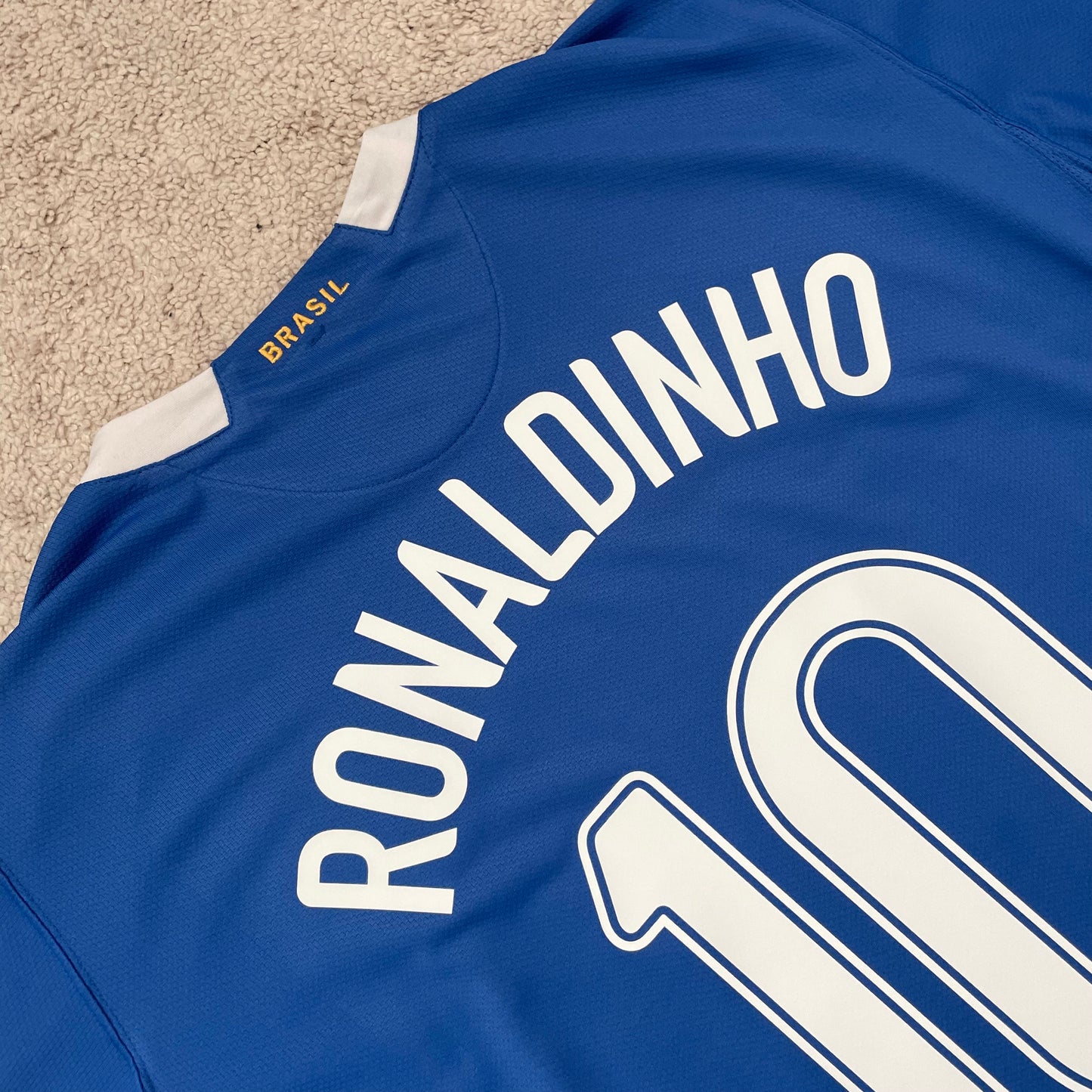 Brazil 2006 World Cup away x Ronaldinho #10 (L)
