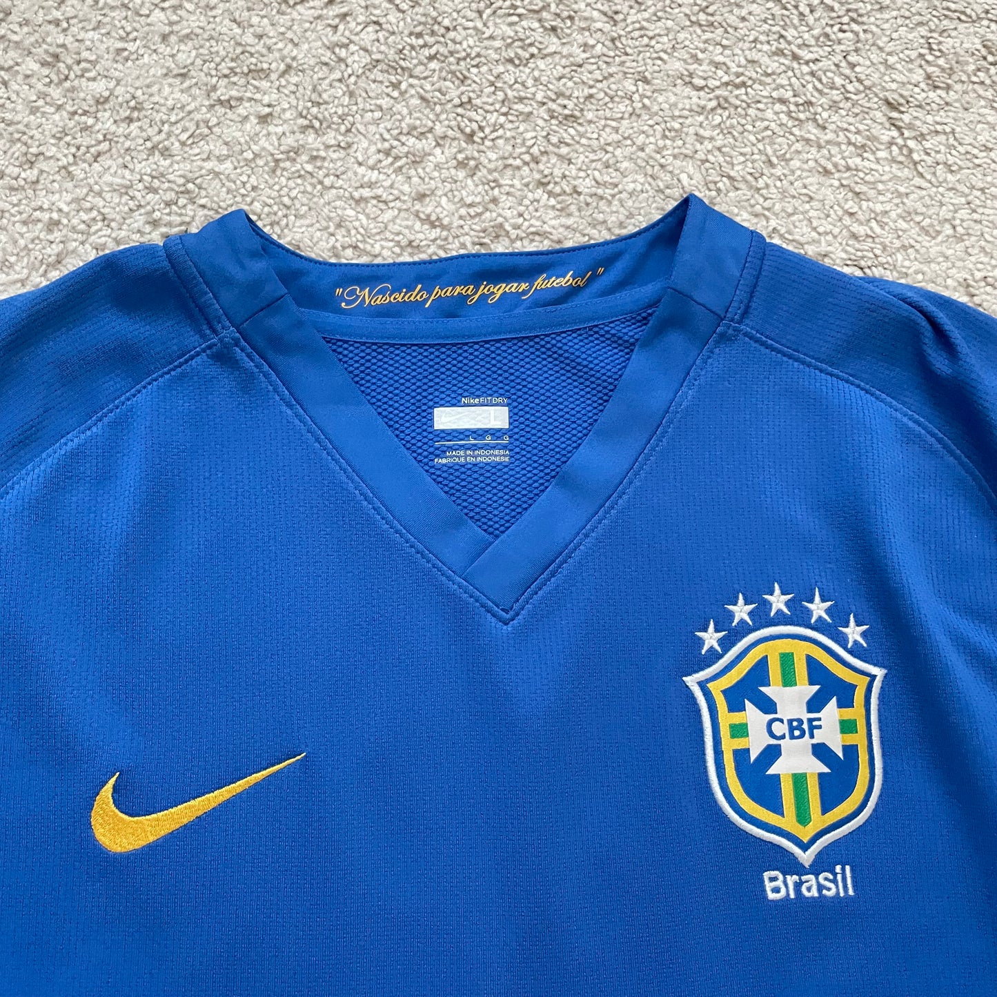 Brazil 2008/2009/2010 away x Ronaldinho #10 (L)