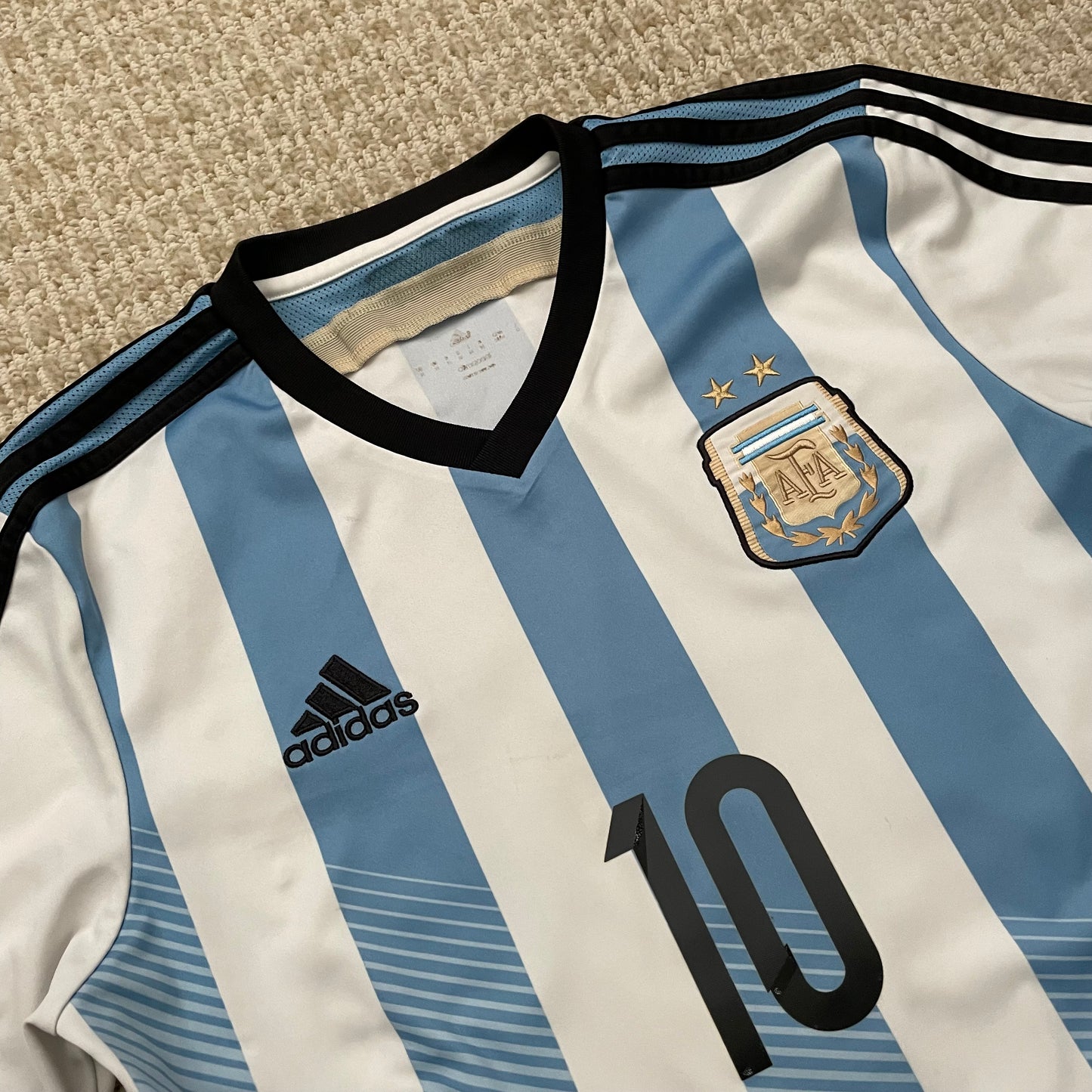 Argentina 2014 World Cup home x Messi #10 (M)