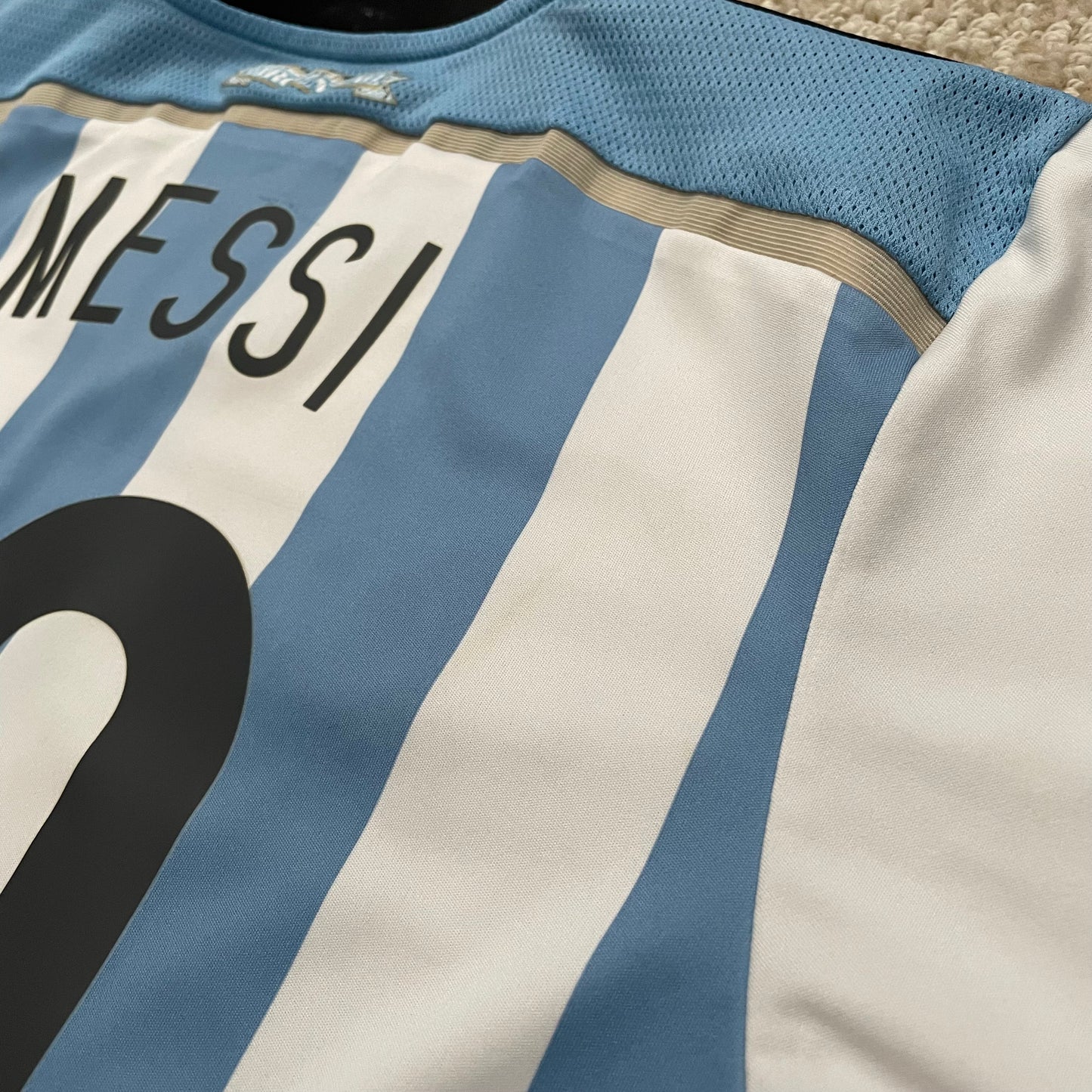 Argentina 2014 World Cup home x Messi #10 (M)