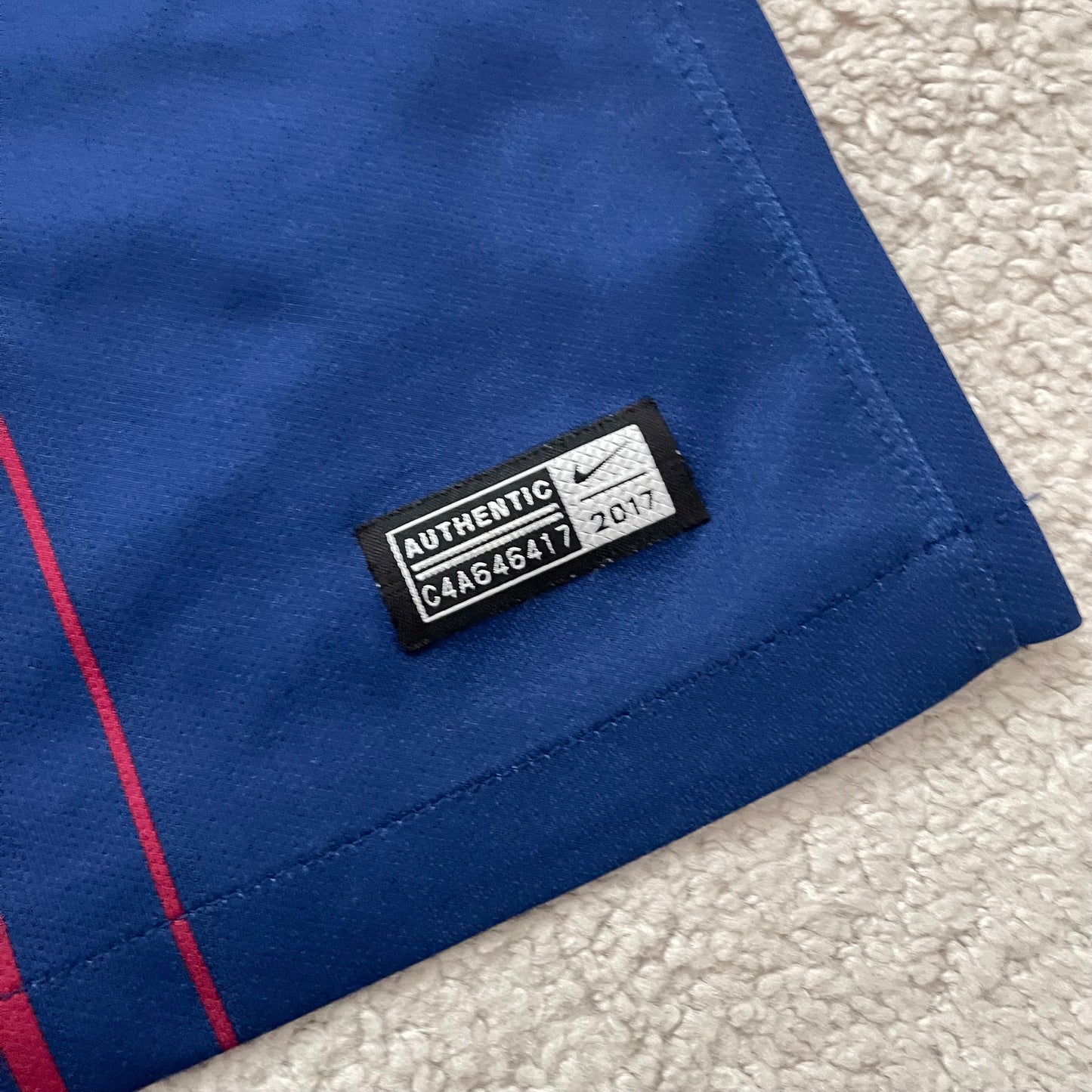 Barcelona 2017/18 home x Andres Iniesta INFINITO SPECIAL EDITION (M)