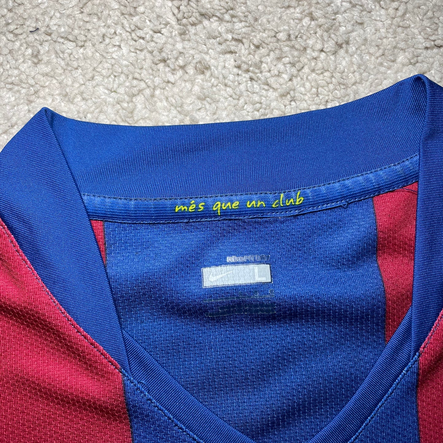 Barcelona 2007/08 home x Ronaldinho #10 (L)
