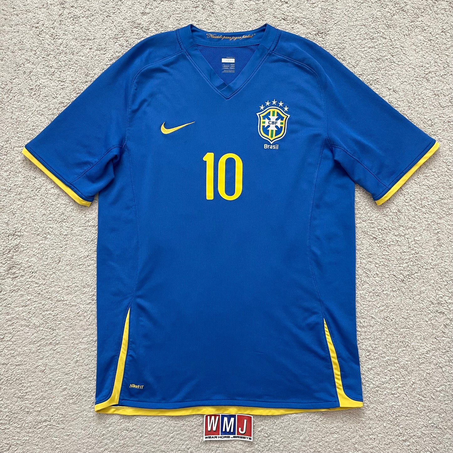 Brazil 2008/2009/2010 away x Ronaldinho #10 (L)