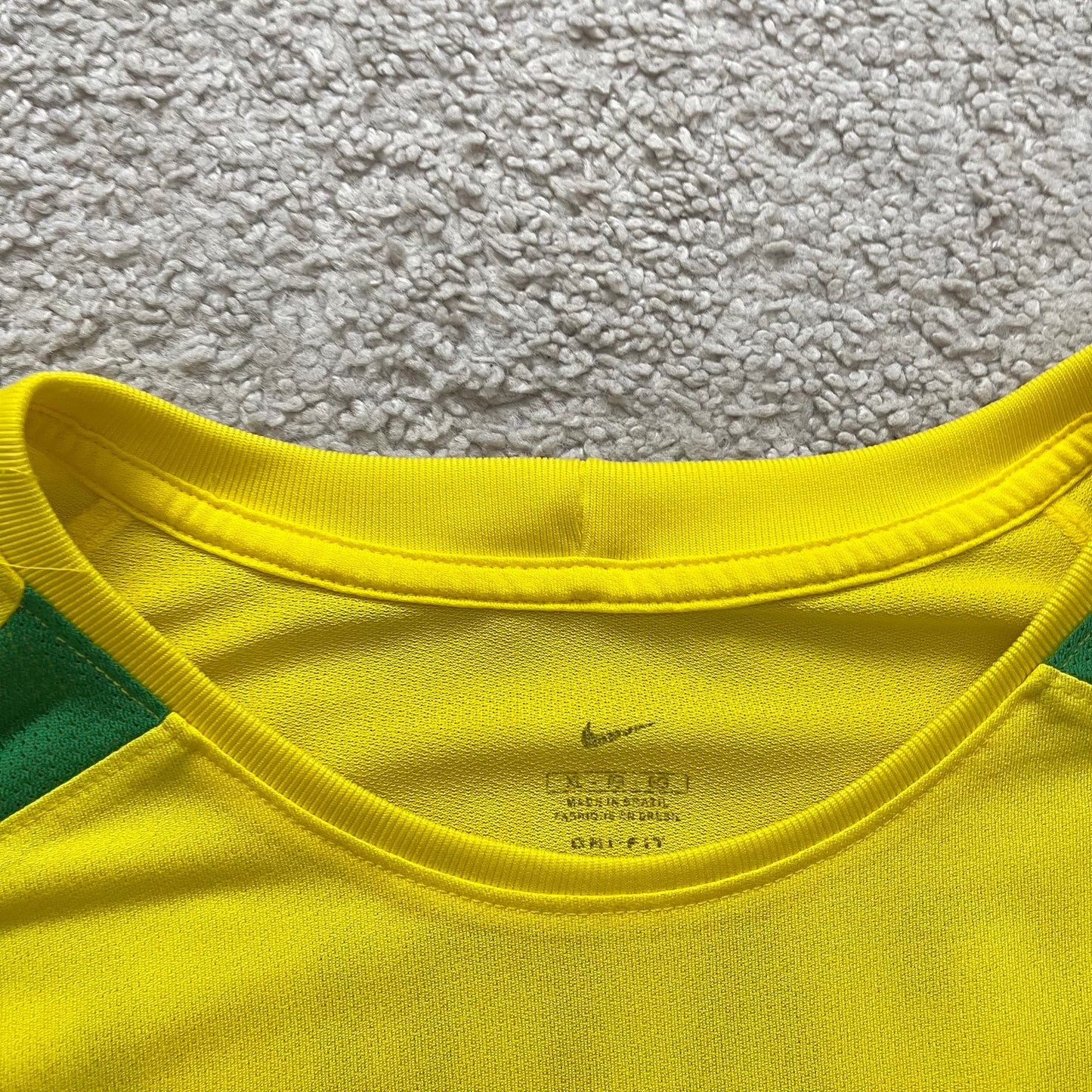 Brazil 2002 World Cup home x Roberto Carlos #6 (XL)