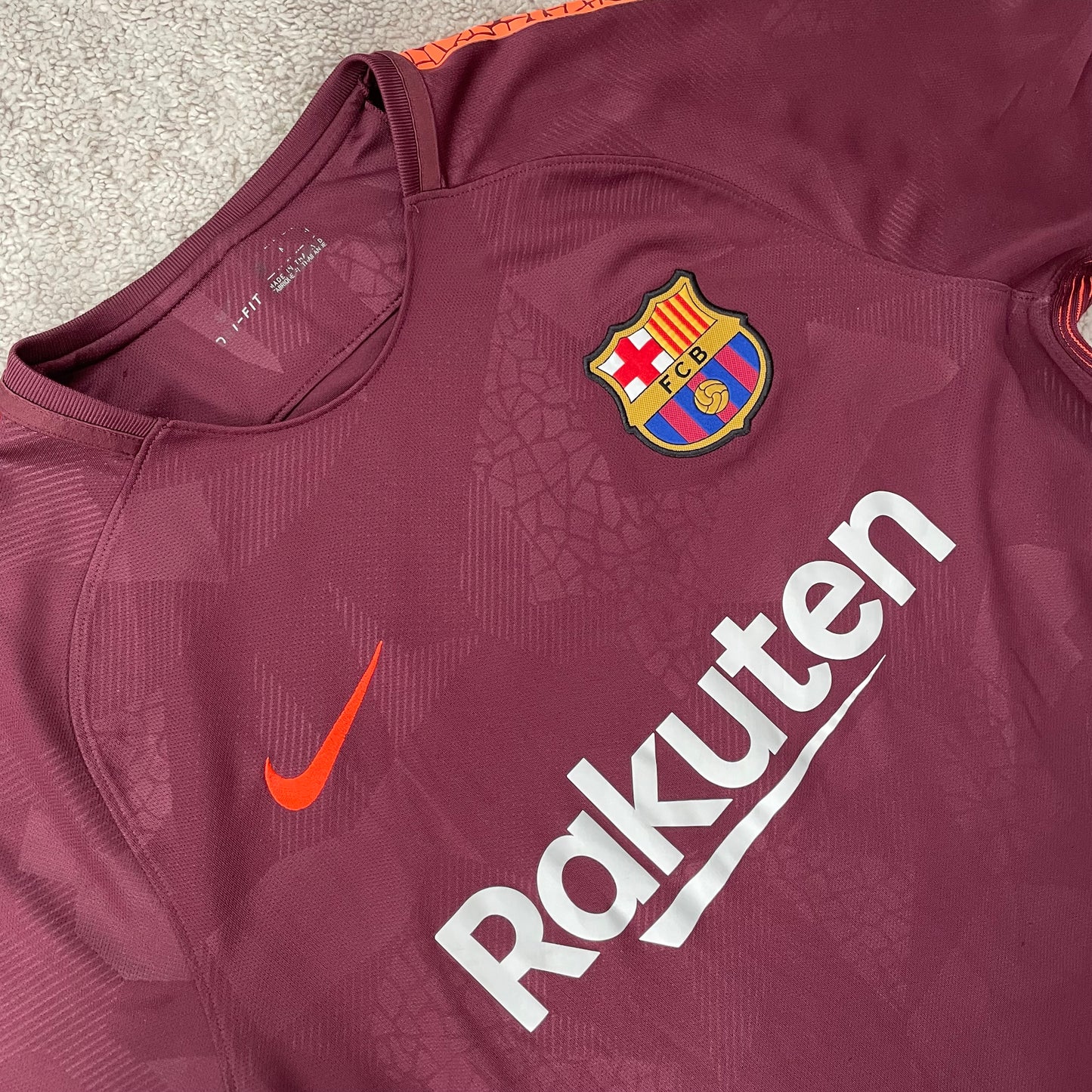 Barcelona 2017/18 third x Messi #10 (M)