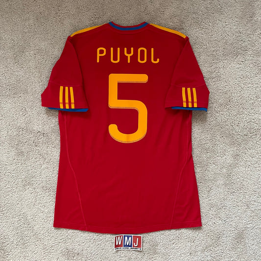 Spain 2010 World Cup home x Carles Puyol #5 (M)