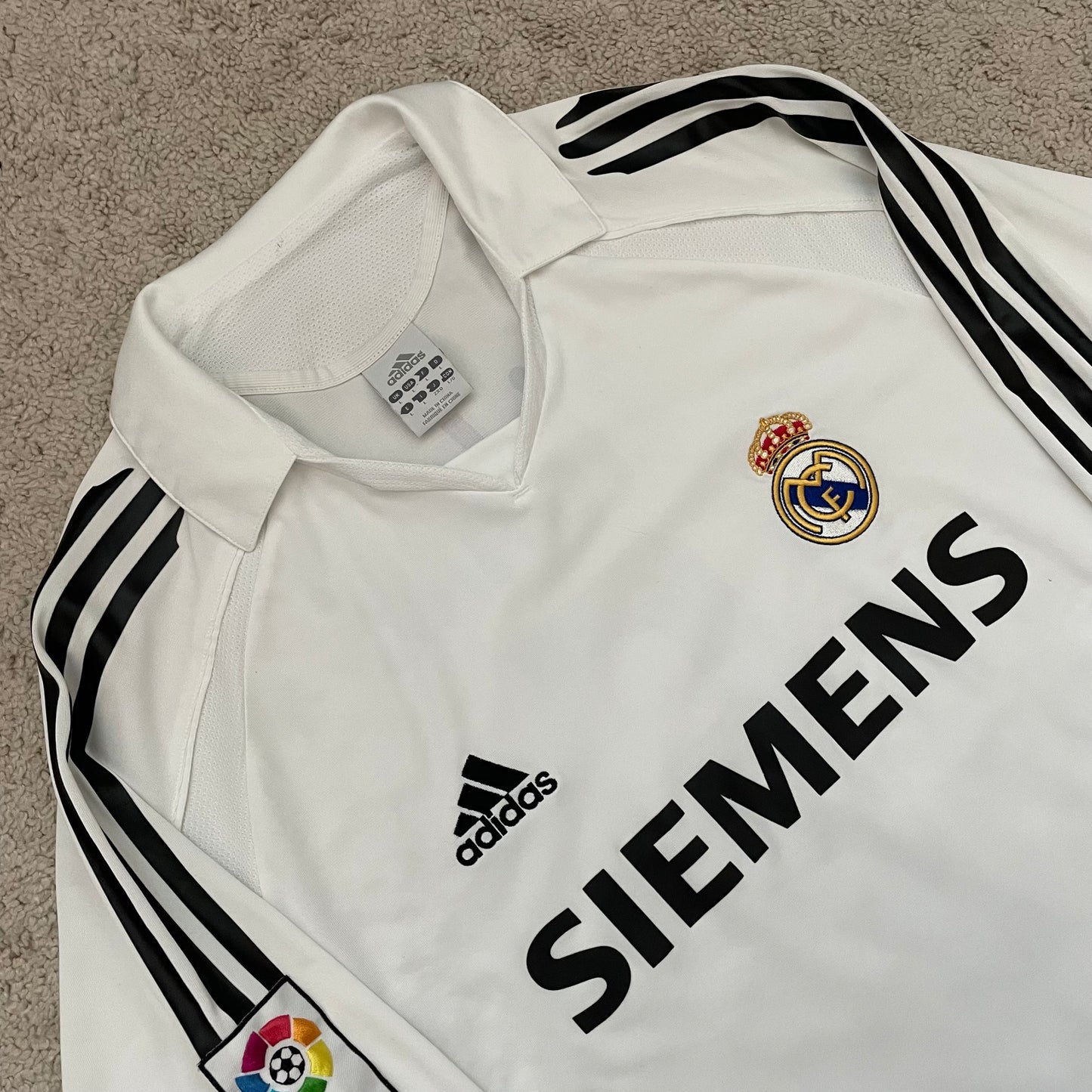 Real Madrid 2005/06 home x Zinedine Zidane #5 (L)