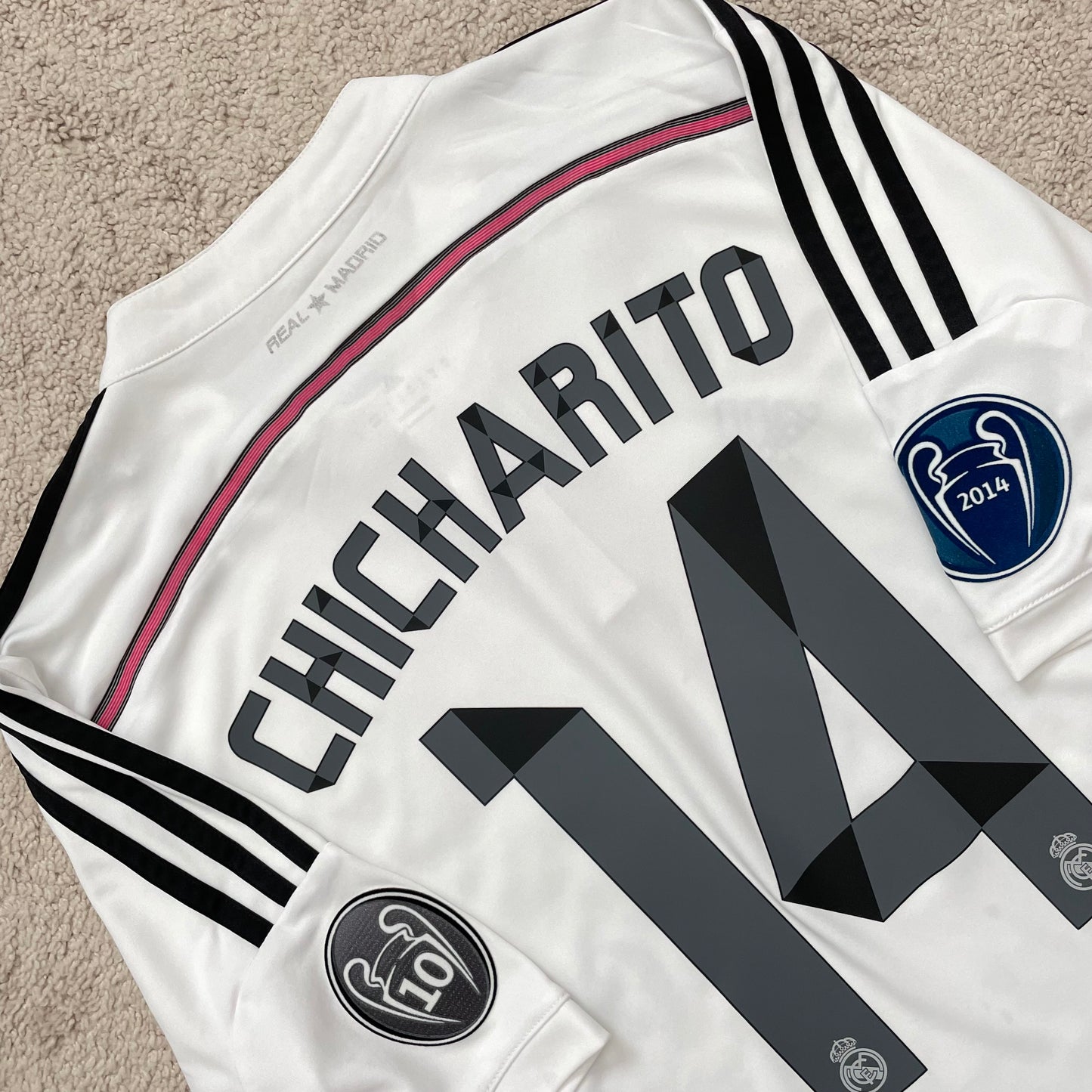 Real Madrid 2014/15 home x Chicharito Hernandez #14 (M)