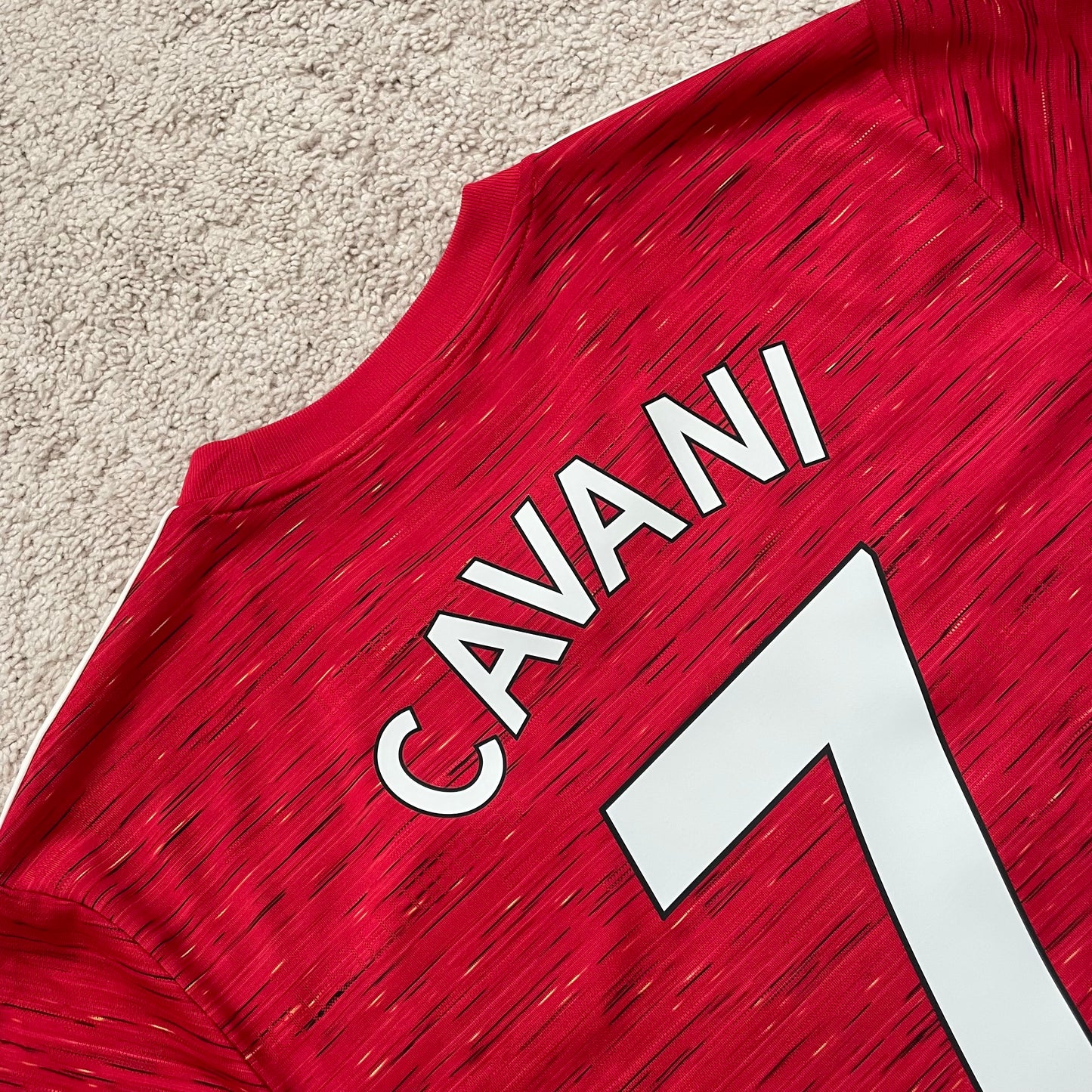 Manchester United 2020/21 home x Edinson Cavani #7 (L)