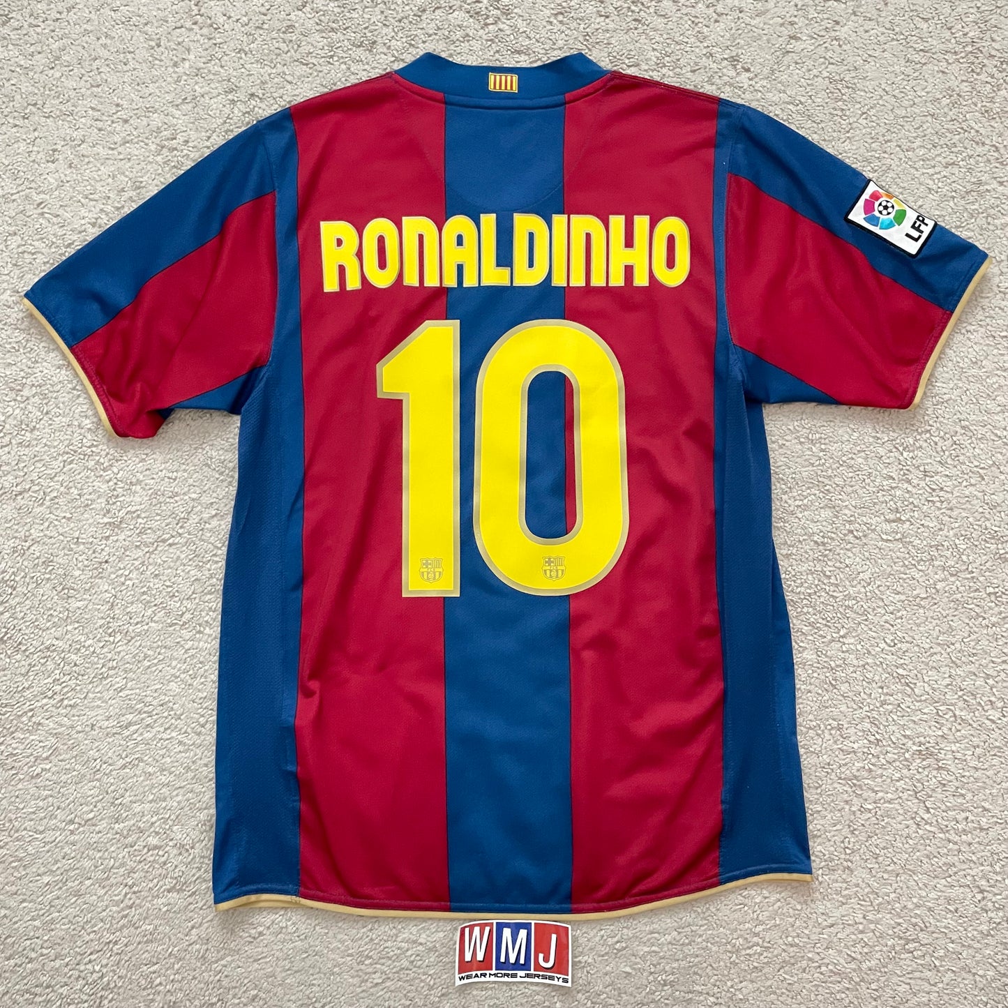 Barcelona 2007/08 home x Ronaldinho #10 (M)