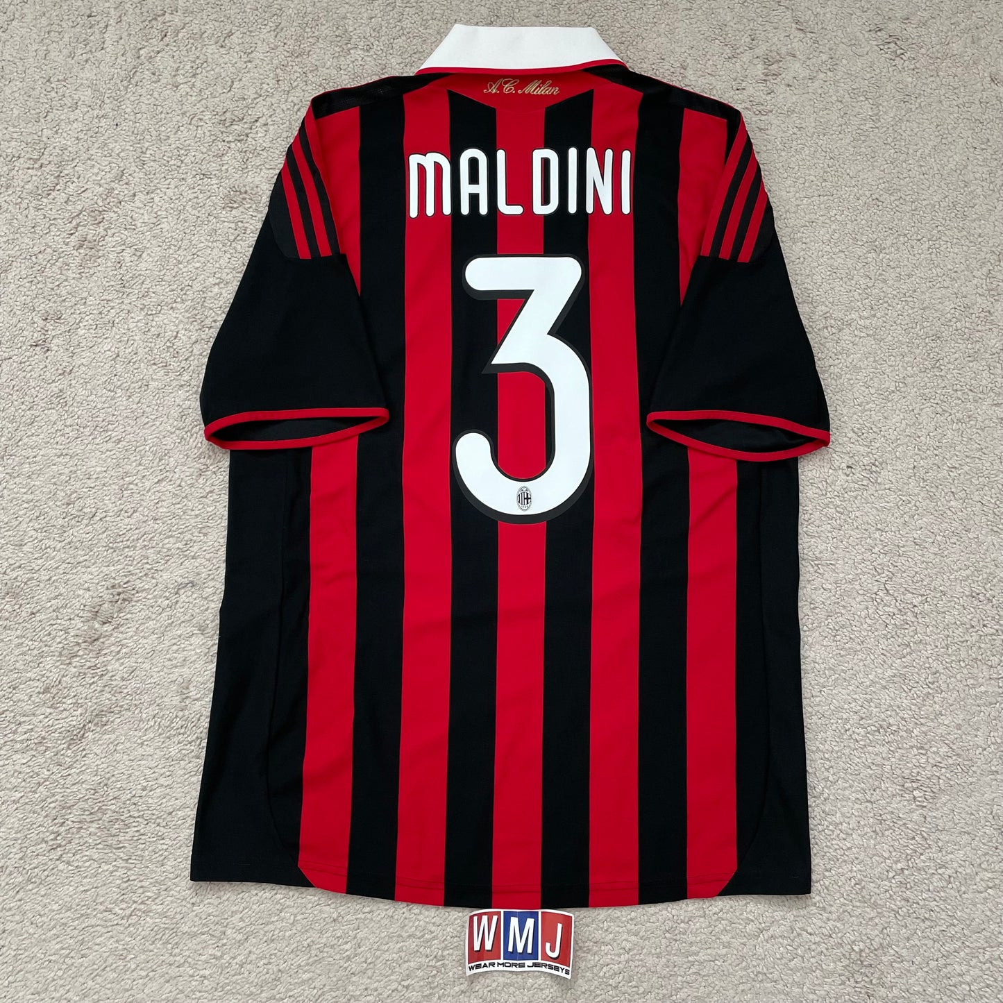 AC Milan 2009/10 home x Paolo Maldini #3 (M)