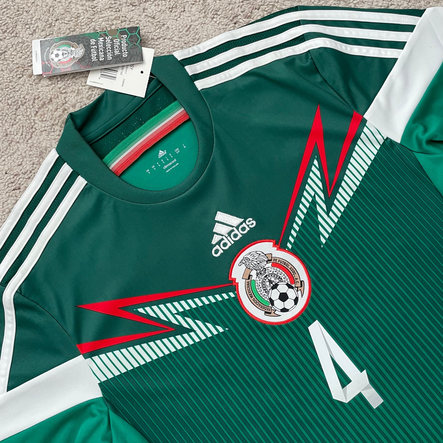 Mexico 2014 World Cup home x Rafa Marquez #4 (S) *BRAND NEW WITH TAGS
