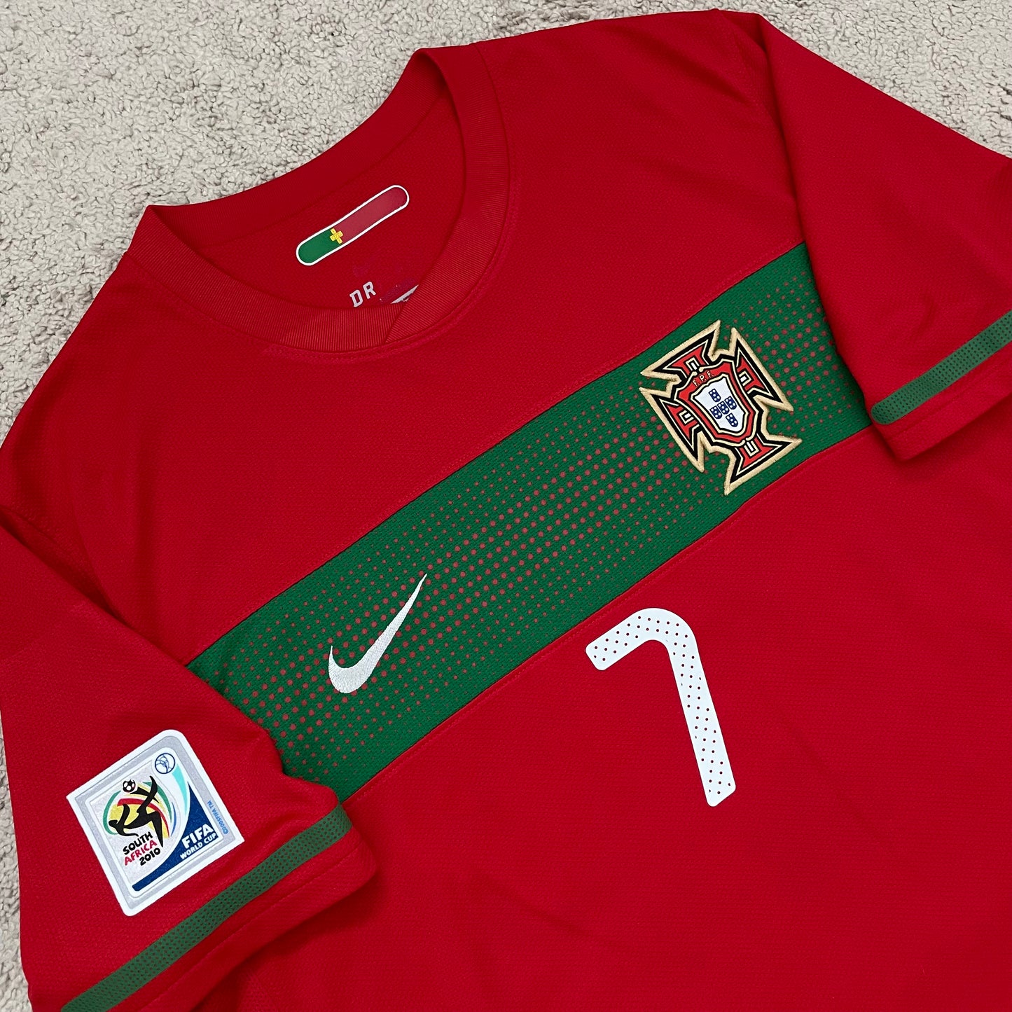Portugal 2010 World Cup home x Cristiano Ronaldo #7 (XL)