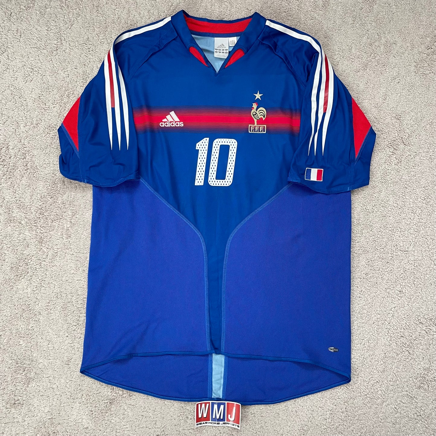 France 2004 EURO home x Zinedine Zidane #10 (XL)