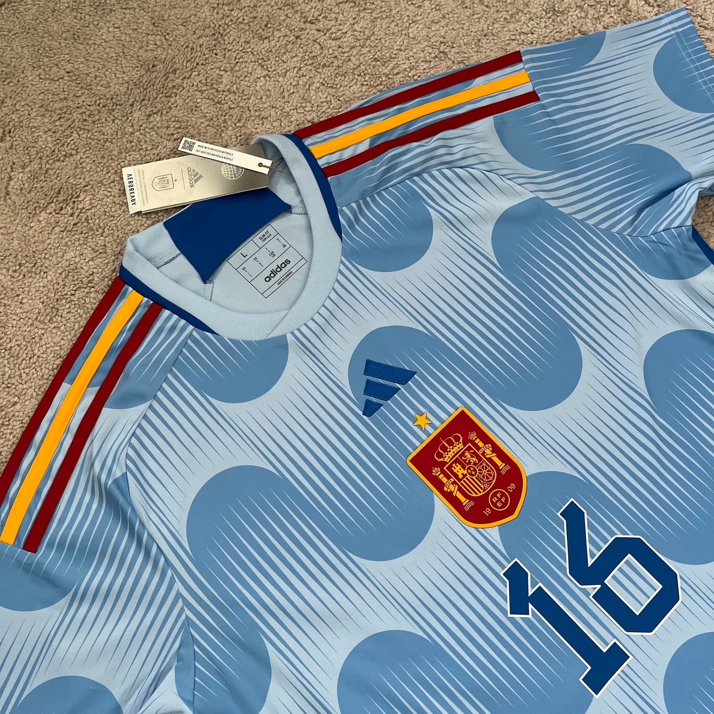 Spain 2022 World Cup away x Rodri #16 (L) *BRAND NEW WITH TAGS