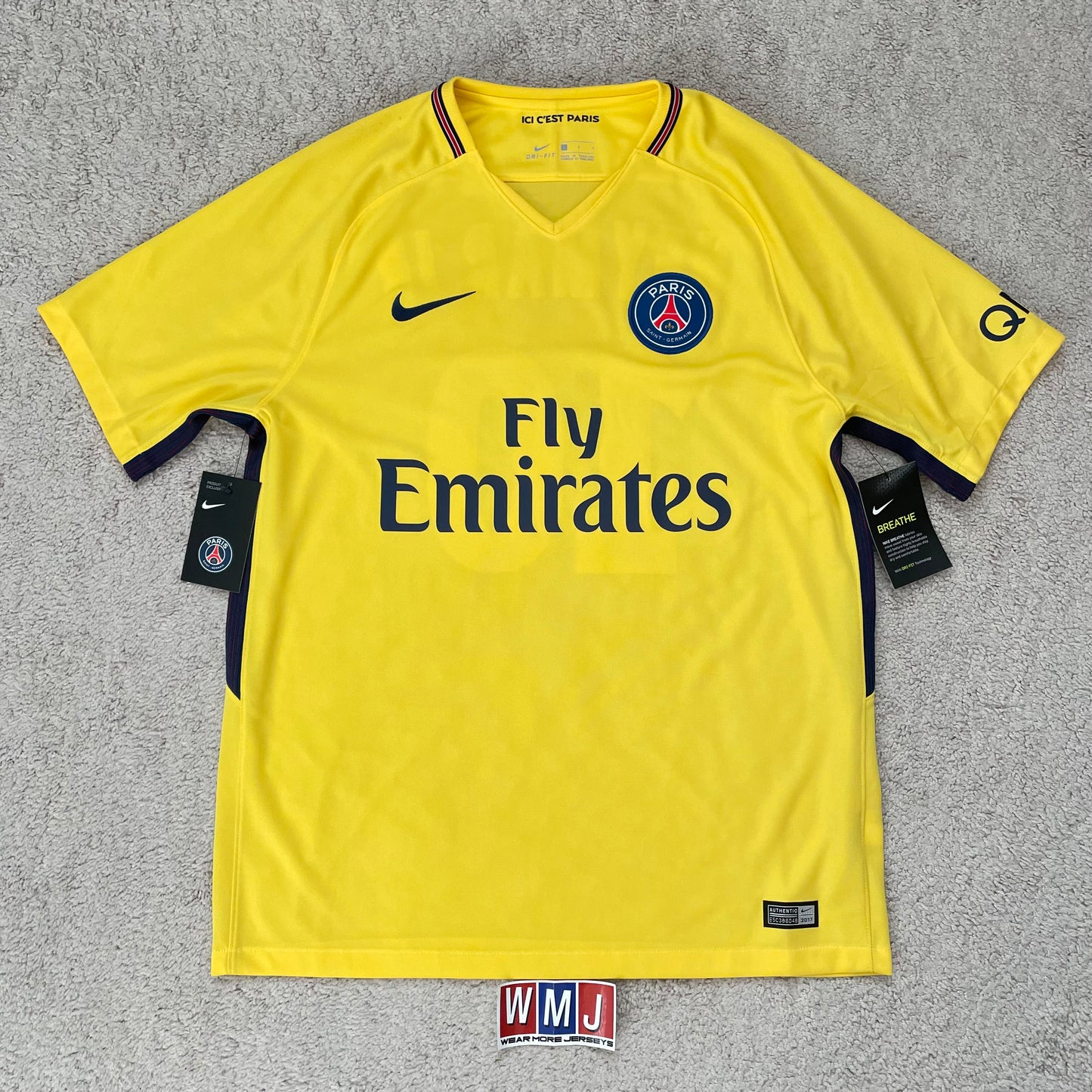PSG 2017/18 away x Neymar Jr #10 (L) *BRAND NEW WITH TAGS