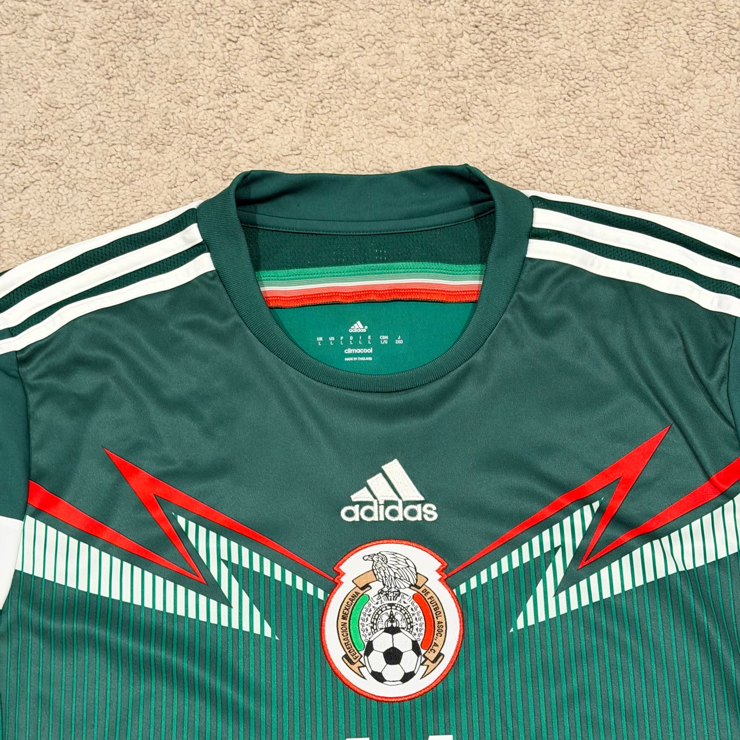 Mexico 2014 World Cup home x Chicharito Hernandez #14 (L)