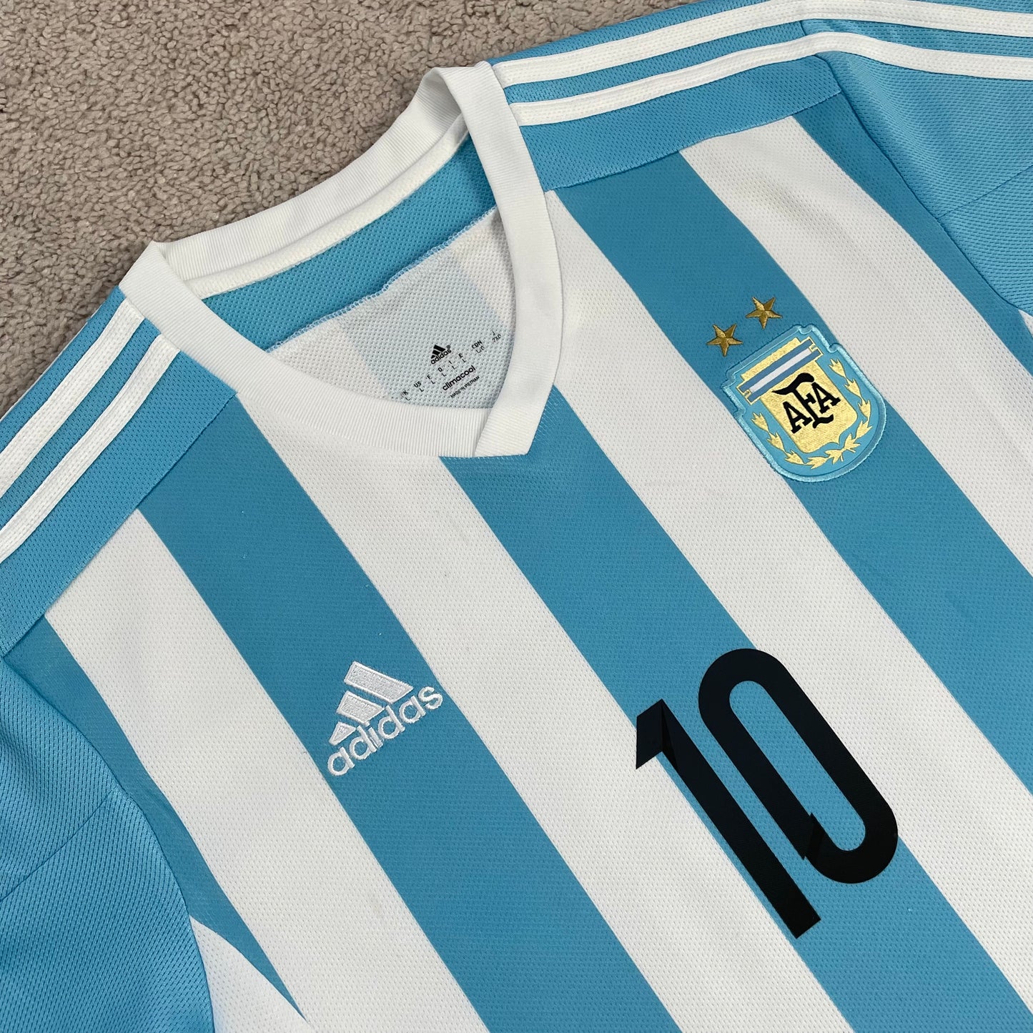 Argentina 2015 Copa America home x Messi #10 (L)