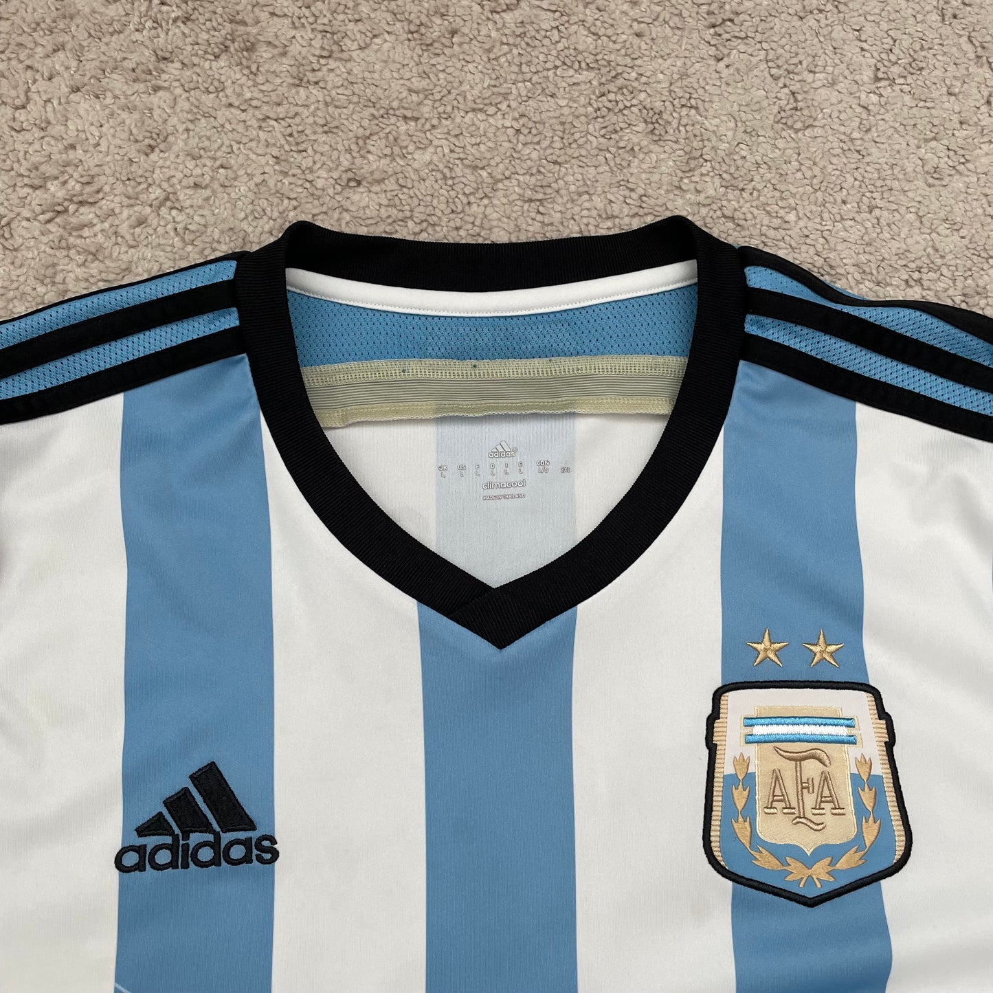 Argentina 2014 World Cup home LONG SLEEVES x Messi #10 (L)
