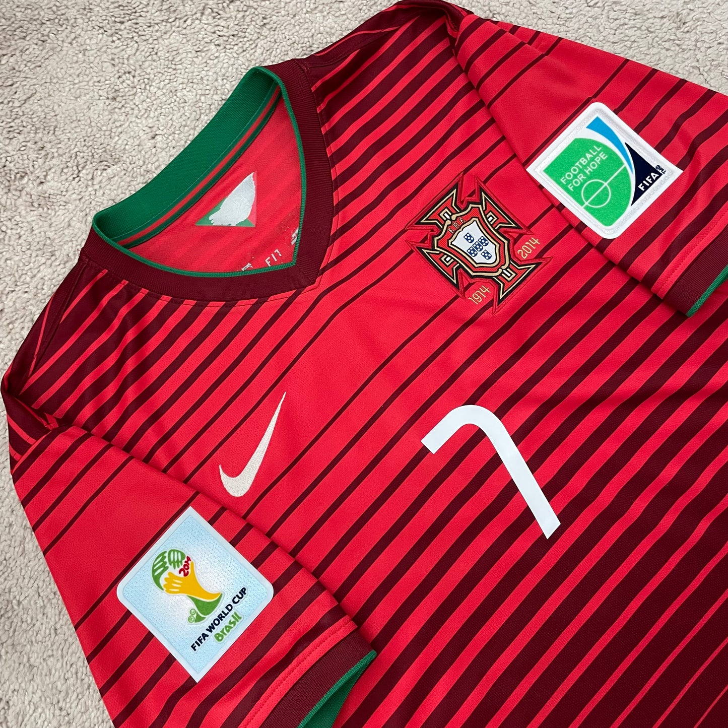 Portugal 2014 World Cup home x Cristiano Ronaldo #7 (M)