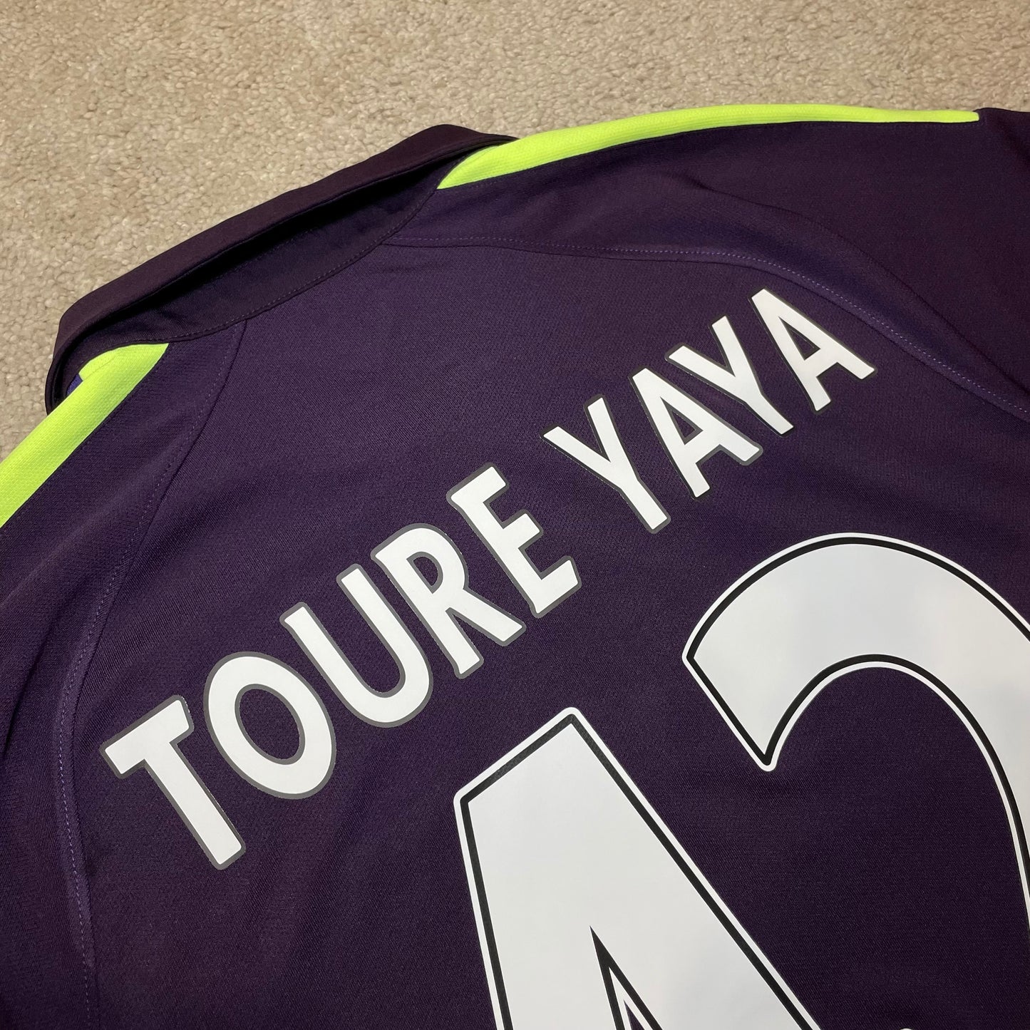 Manchester City 2014/15 third x Yaya Toure #42 (S)