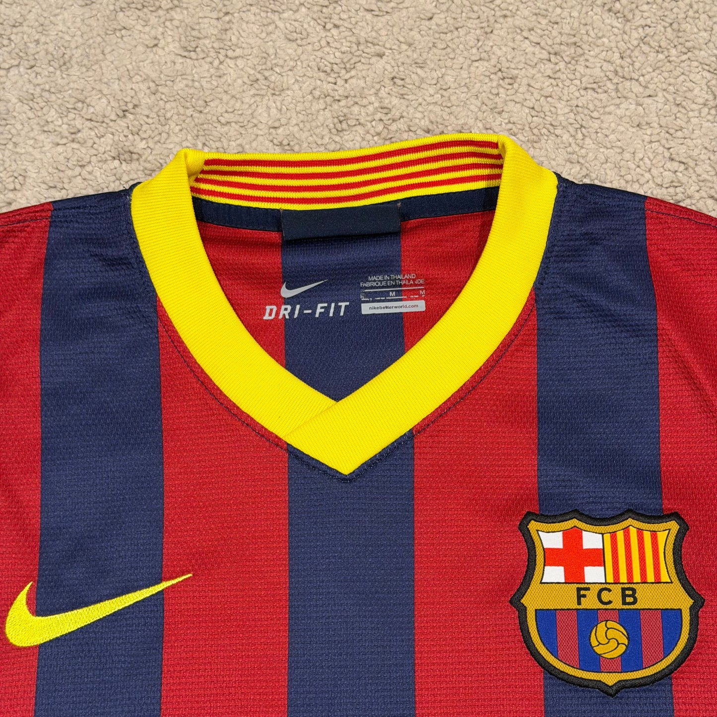 Barcelona 2013/14 home LONG SLEEVES x Neymar Jr #11 (M)